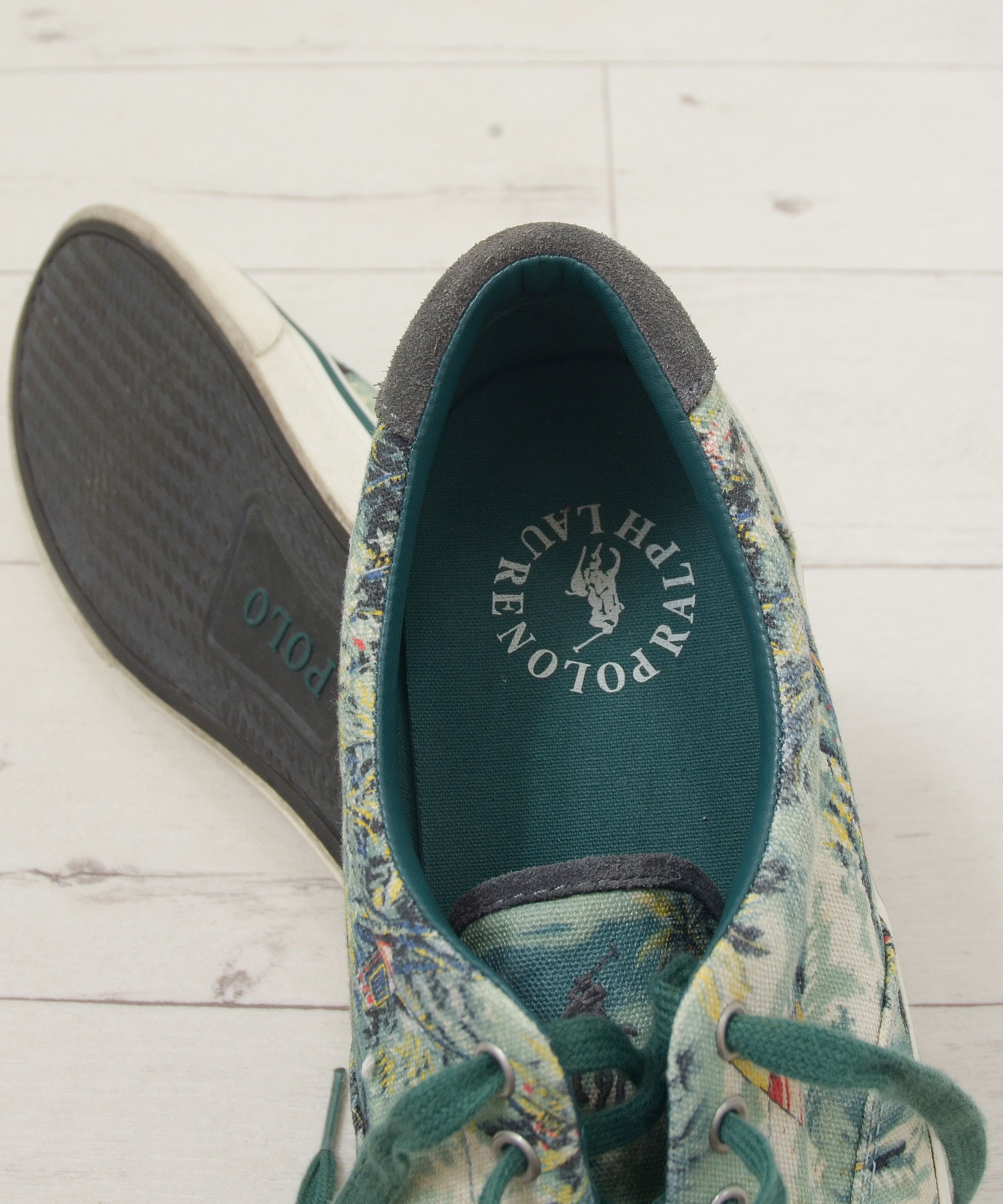 Polo Ralph Lauren × Ralph Lauren Polo Ralph Lauren Thorton 3 Tartan Graffiti Sneakers Hawaii Size US 10 / EU 43 - 13 Thumbnail