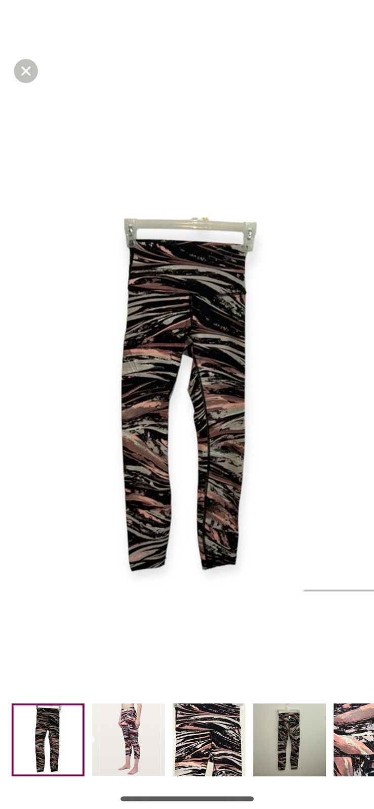Lululemon Lululemon wunder under high rise 7/8 tights leggings size 2 Size 26" / US 2 / IT 38 - 1 Thumbnail