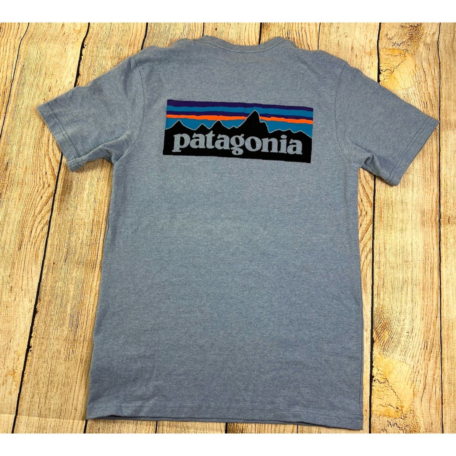 Patagonia Patagonia T-Shirt Blue Pocket Regular Short Sleeve Size S Crew Neck Men Cotton Graphic Print Outdoor Nature Size US S / EU 44-46 / 1 - 2 Thumbnail