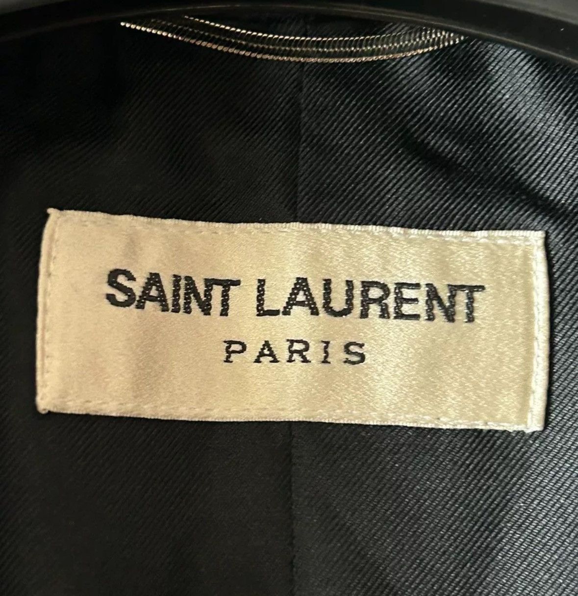 Saint Laurent Paris × Yves Saint Laurent Saint Laurent 13fw original black border blue suit jacket Size US S / EU 44-46 / 1 - 4 Thumbnail