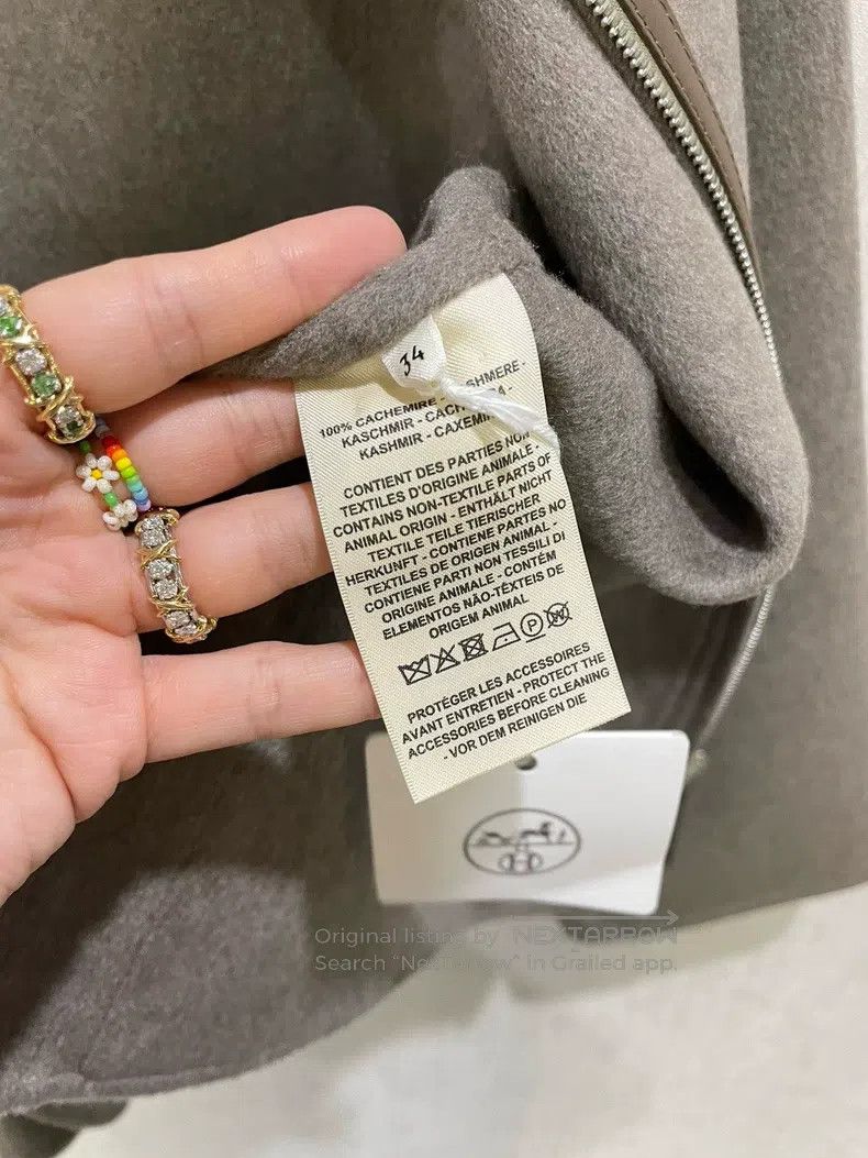 Hermes Hermes Cashmere Coat Jacket, Baby Cashmere Size XXS / US 00 / IT 34 - 6 Thumbnail