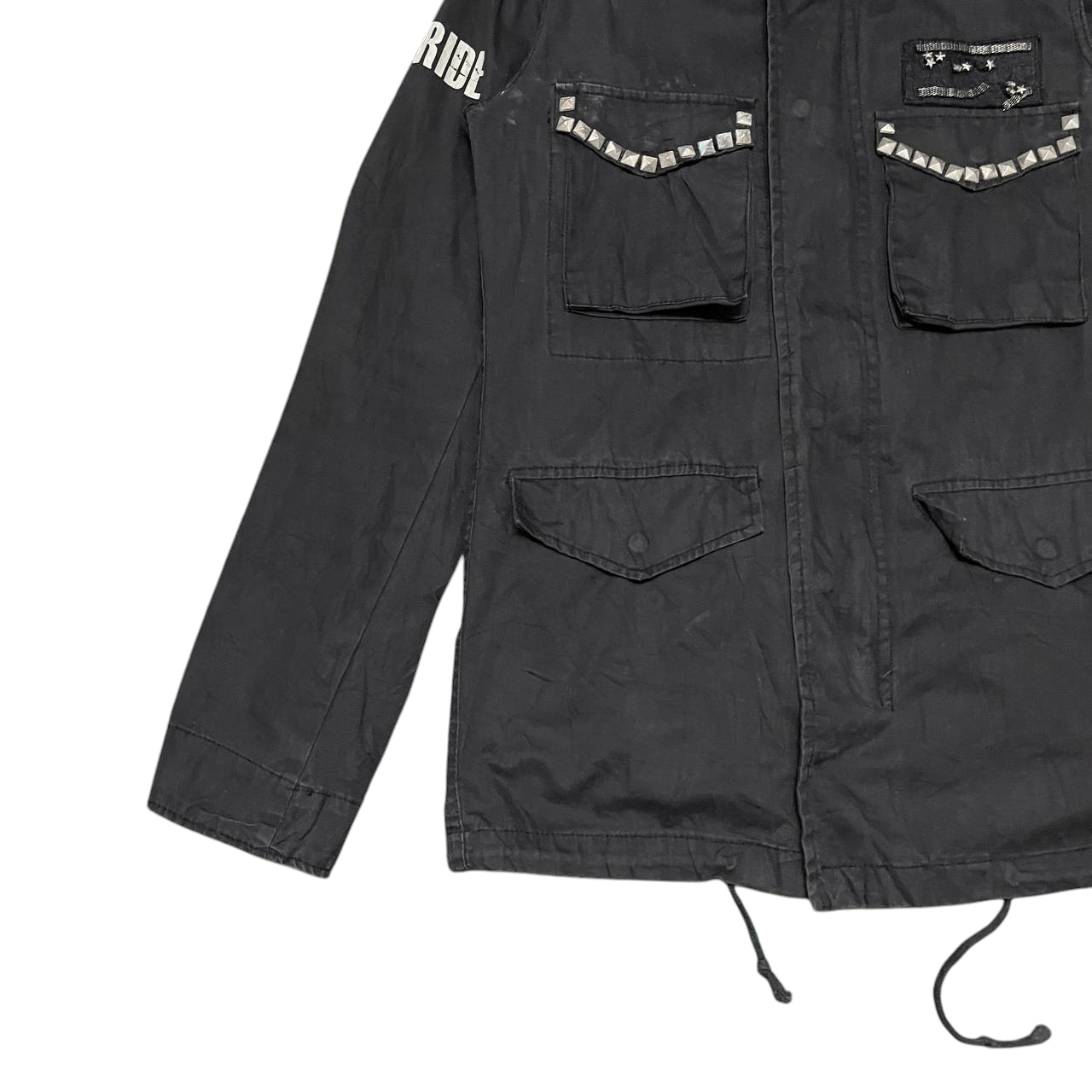 Japanese Brand Glad News Studded Punk Jacket Ifsixwasnine lgb style Size US S / EU 44-46 / 1 - 3 Thumbnail