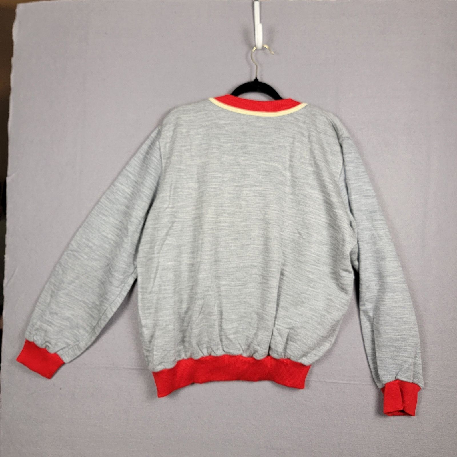 Adidas Vintage Adidas Sweatsuit White and Red Sz L (045) Size US L / EU 52-54 / 3 - 8 Thumbnail