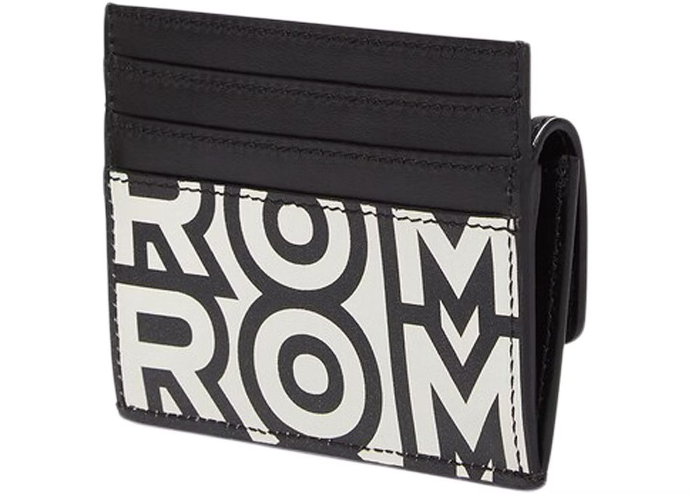Fendi o1loc1c0824 Size: OS / Micro Trifold Wallet in Black/White Size ONE SIZE - 3 Thumbnail