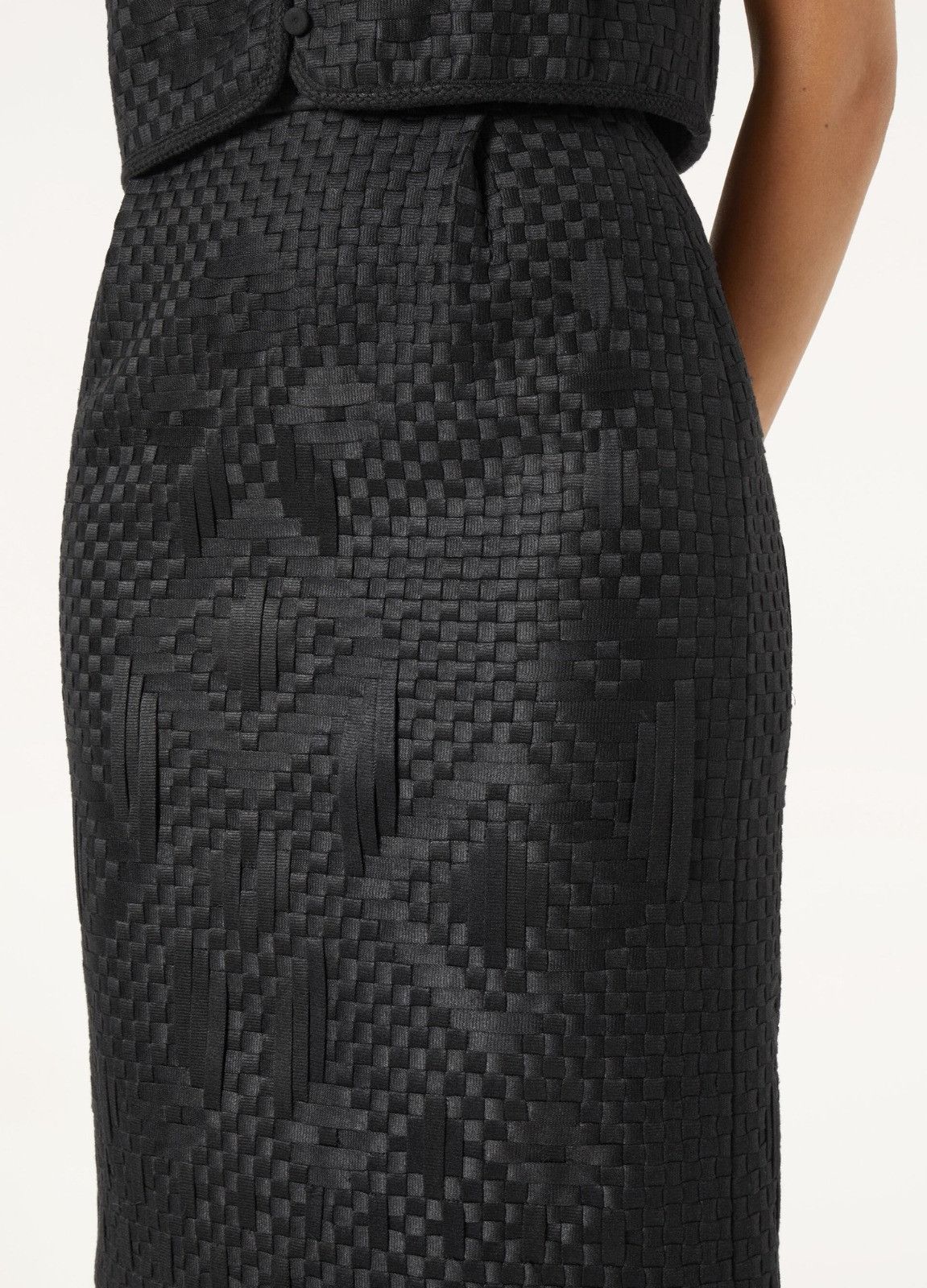 Loro Piana o1srvl11e0526 FAP3053 Blevio Mini Skirt in Black Size 25" / US 0 / IT 36 - 5 Thumbnail