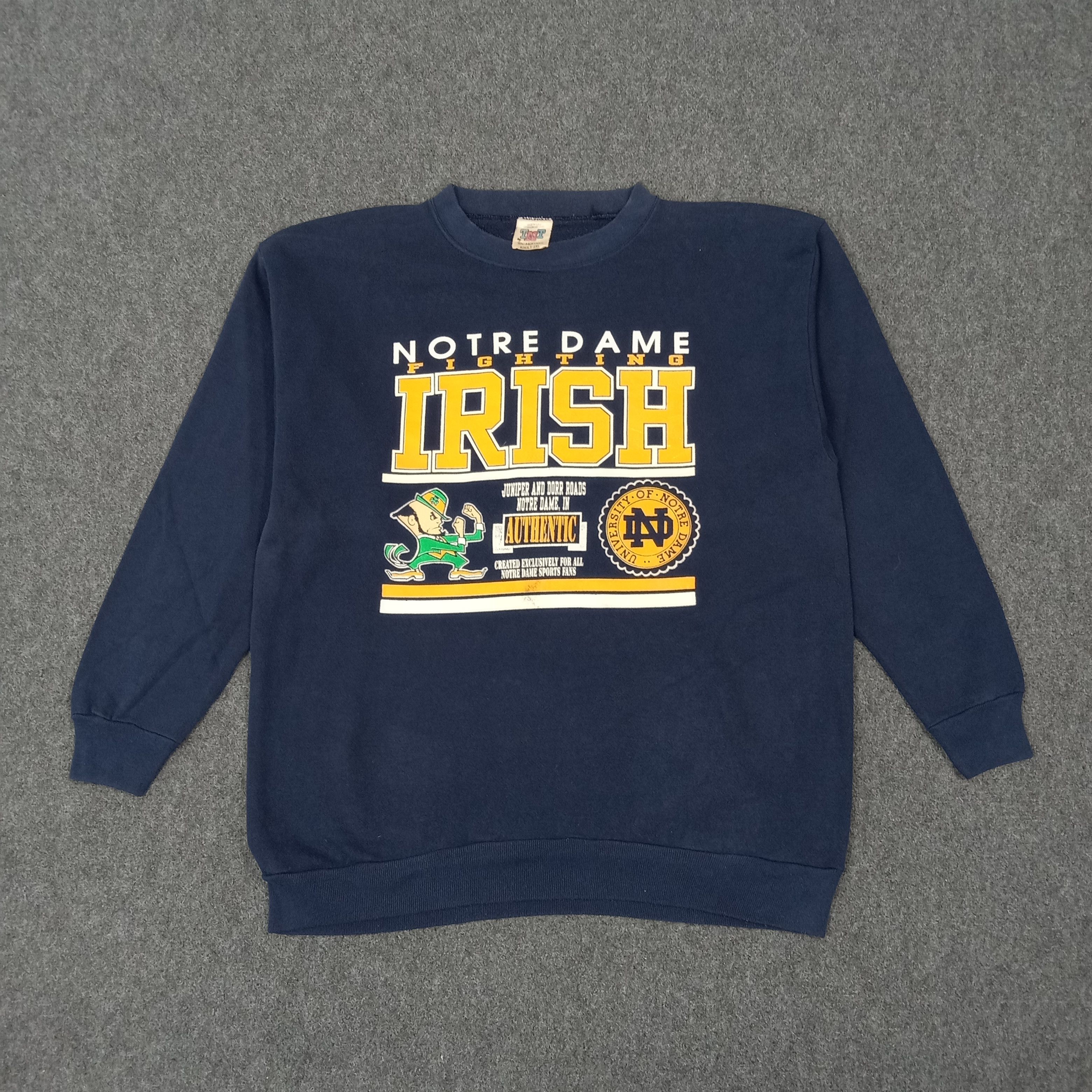 NFL Notre Dame Fighting Irish Football Team Sweatshirt C263N11 Size US L / EU 52-54 / 3 - 1 Thumbnail