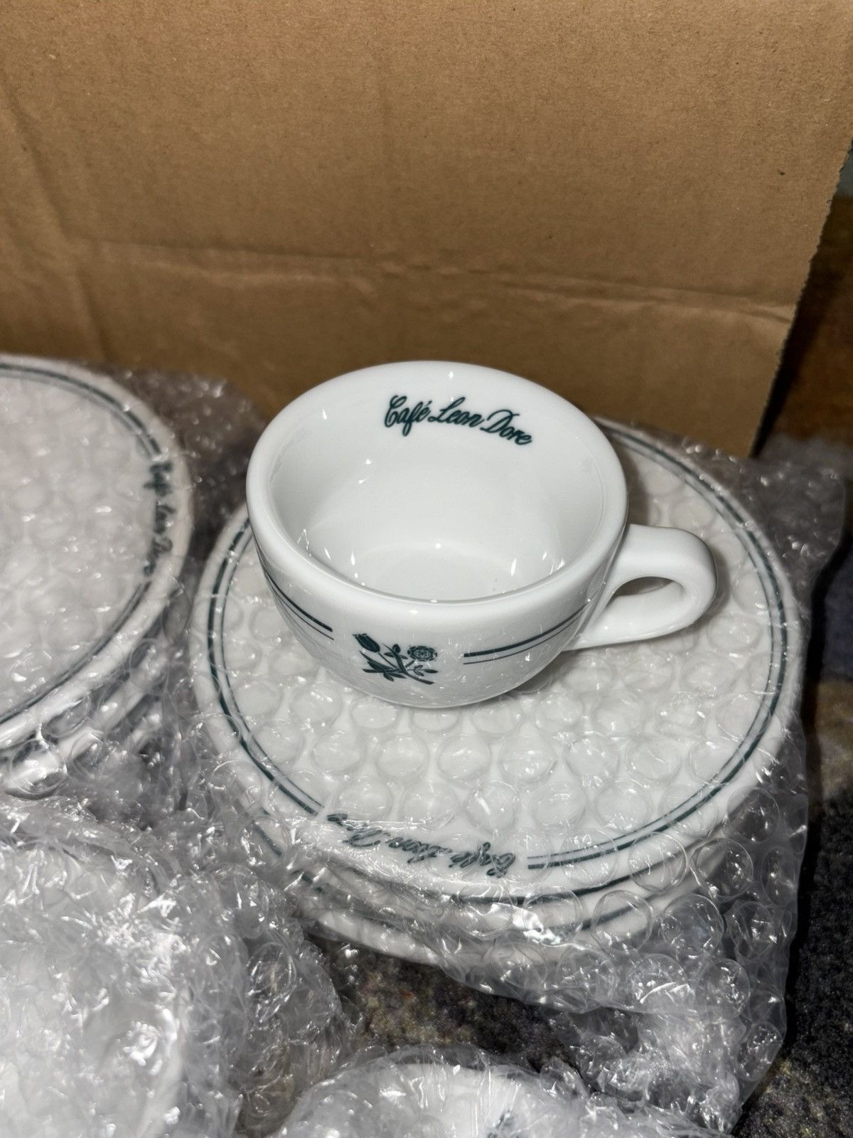 Aime Leon Dore Aime Leon Dore Cafe Leon Dore Expresso Cup & Saucer Set of 6 Size ONE SIZE - 2 Thumbnail