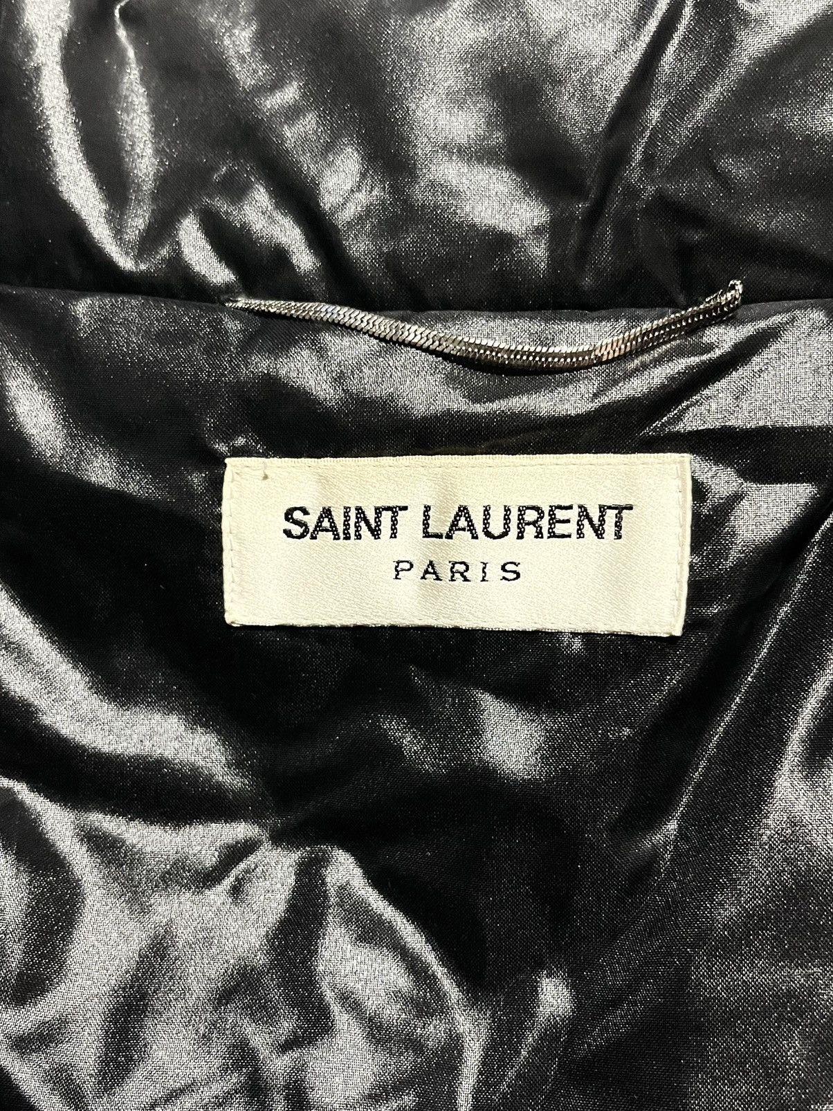Hedi Slimane × Saint Laurent Paris Saint Laurent Paris FW2013 Leather Glossy Puffer By Hedi Size US M / EU 48-50 / 2 - 5 Thumbnail