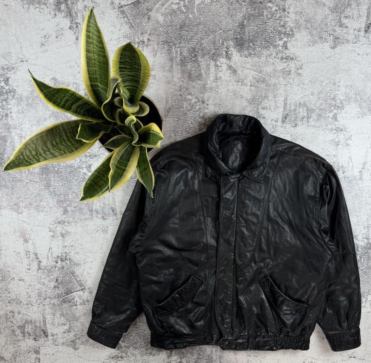 Genuine Leather Principles Collection Bomber Korea Large Y2K Jacket Coat Size US L / EU 52-54 / 3 - 1 Thumbnail