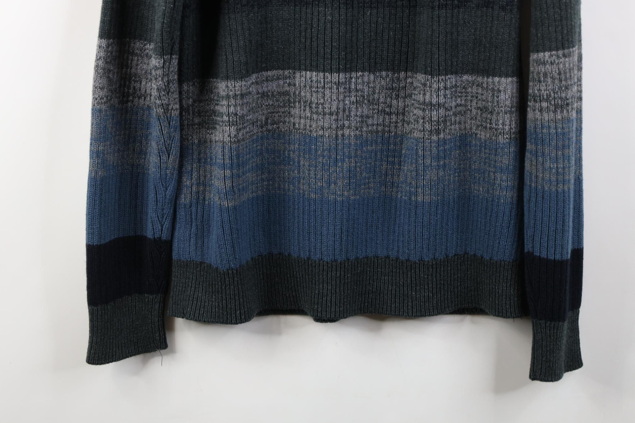 Vintage Vintage 90s Streetwear Block Ribbed Knit Sweater Stretch Size US S / EU 44-46 / 1 - 11 Thumbnail