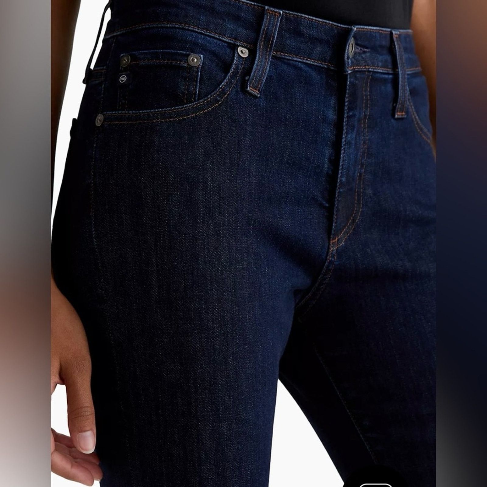 AG Adriano Goldschmied Adriano Goldschmied Skinny hi-rise skinny jeans, size 25R Size 25" / US 0 / IT 36 - 3 Thumbnail
