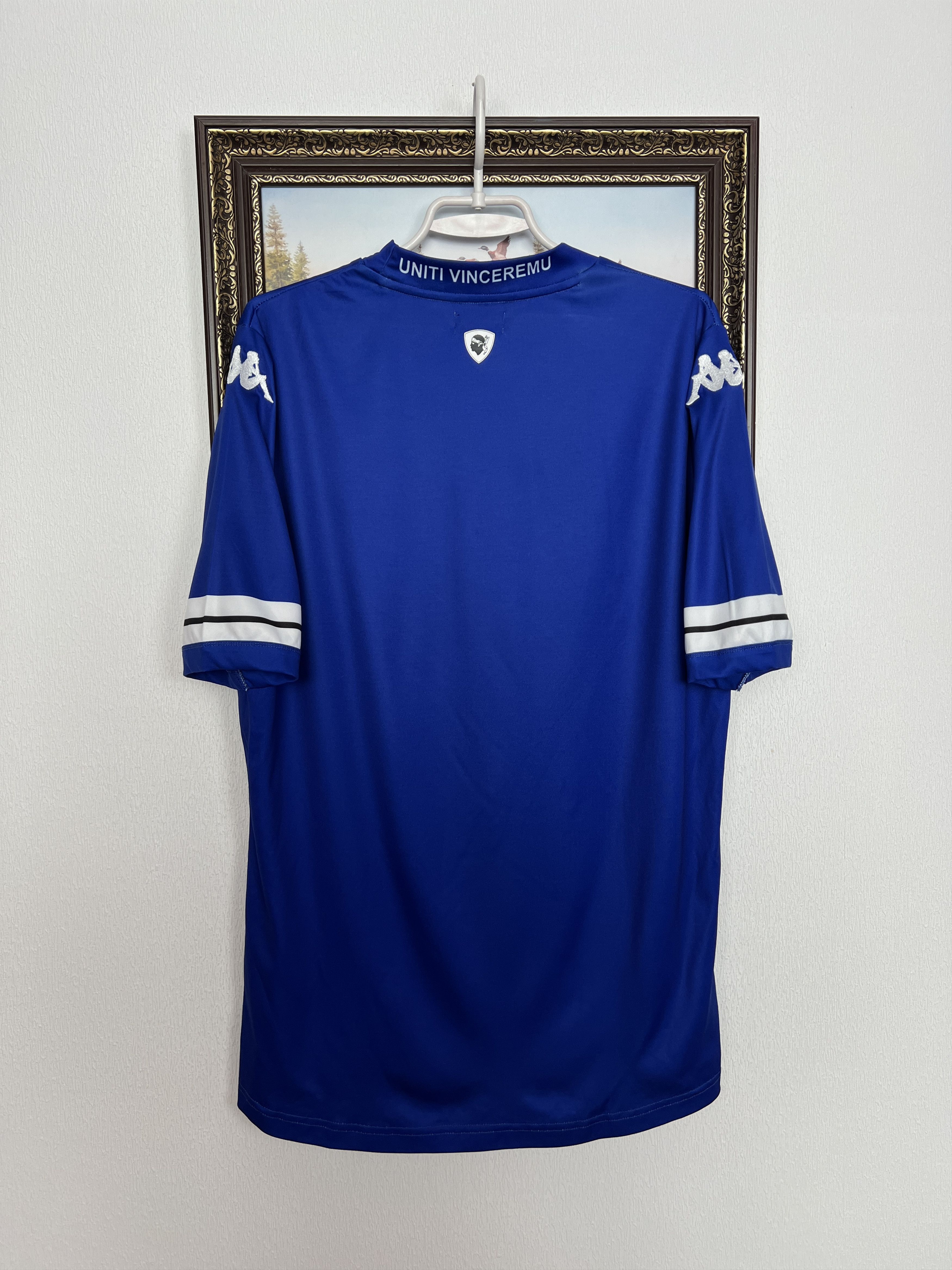 Kappa SC Bastia Home football shirt 2013 Soccer Jersey Trikot Size US XL / EU 56 / 4 - 8 Thumbnail