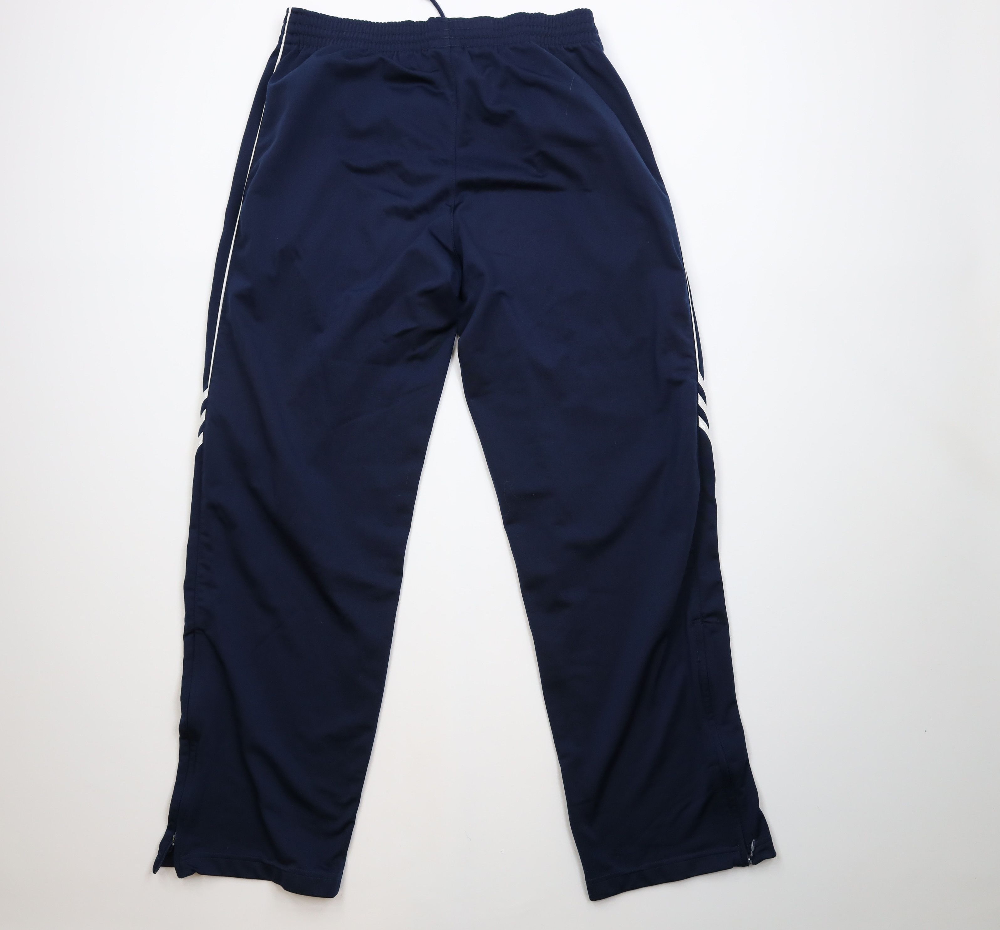 Adidas Vintage Y2K Adidas Spell Out Wide Leg Sweatpants Pants Blue Size US 34 / EU 50 - 11 Thumbnail
