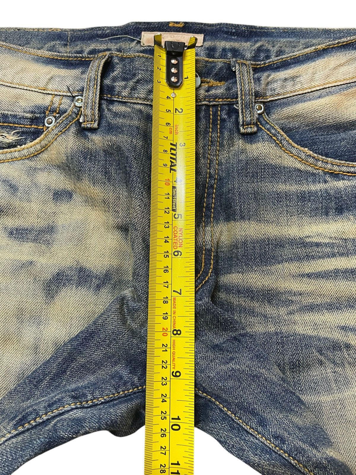 GOA 💥Rare💥 Vintage G.O.A Mud Wash Faded Distressed Flared GOA Size US 30 / EU 46 - 16 Thumbnail
