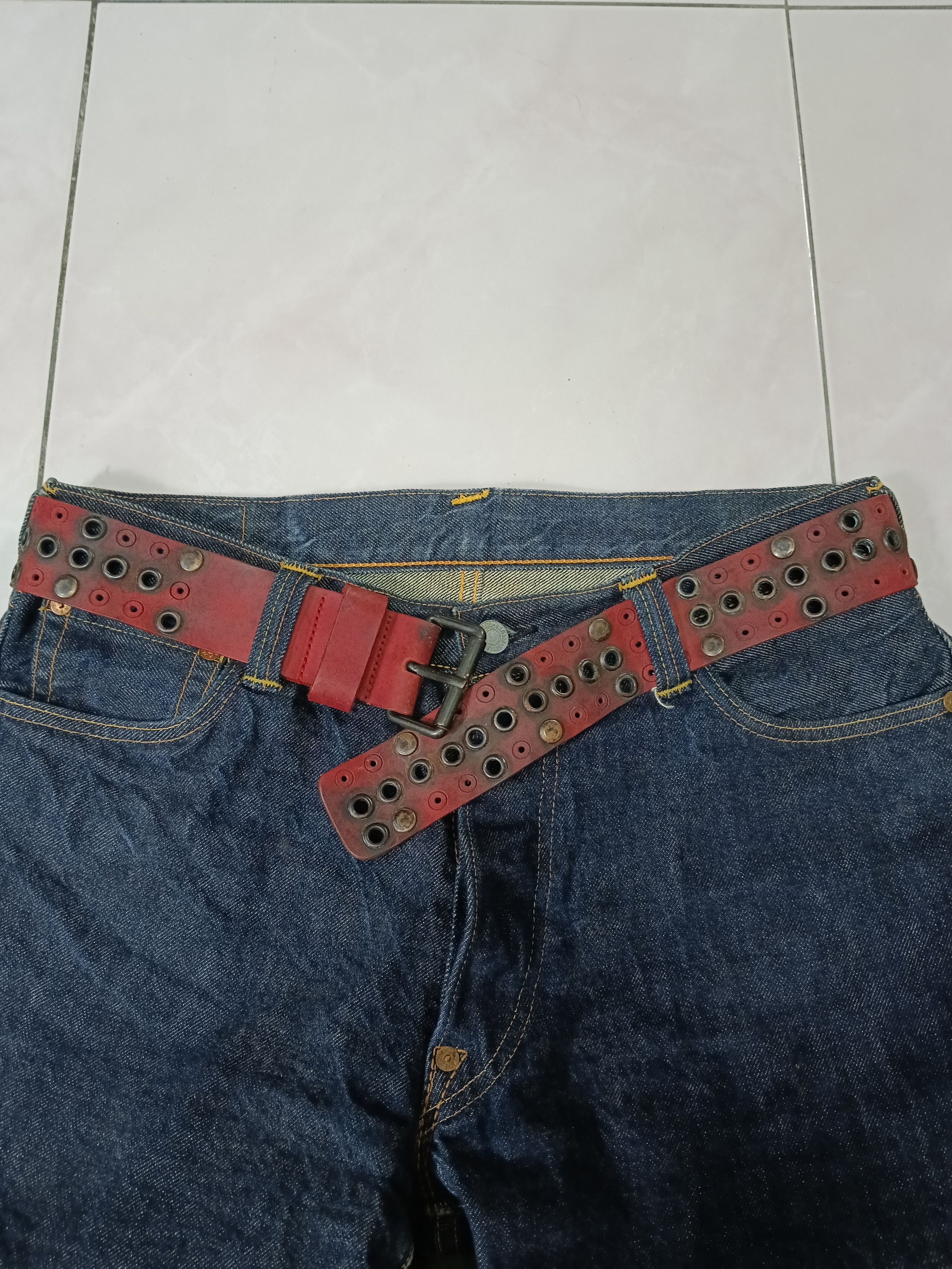 Diesel × Leather DIESEL LEATHER STUDDED BELT Size ONE SIZE - 2 Thumbnail