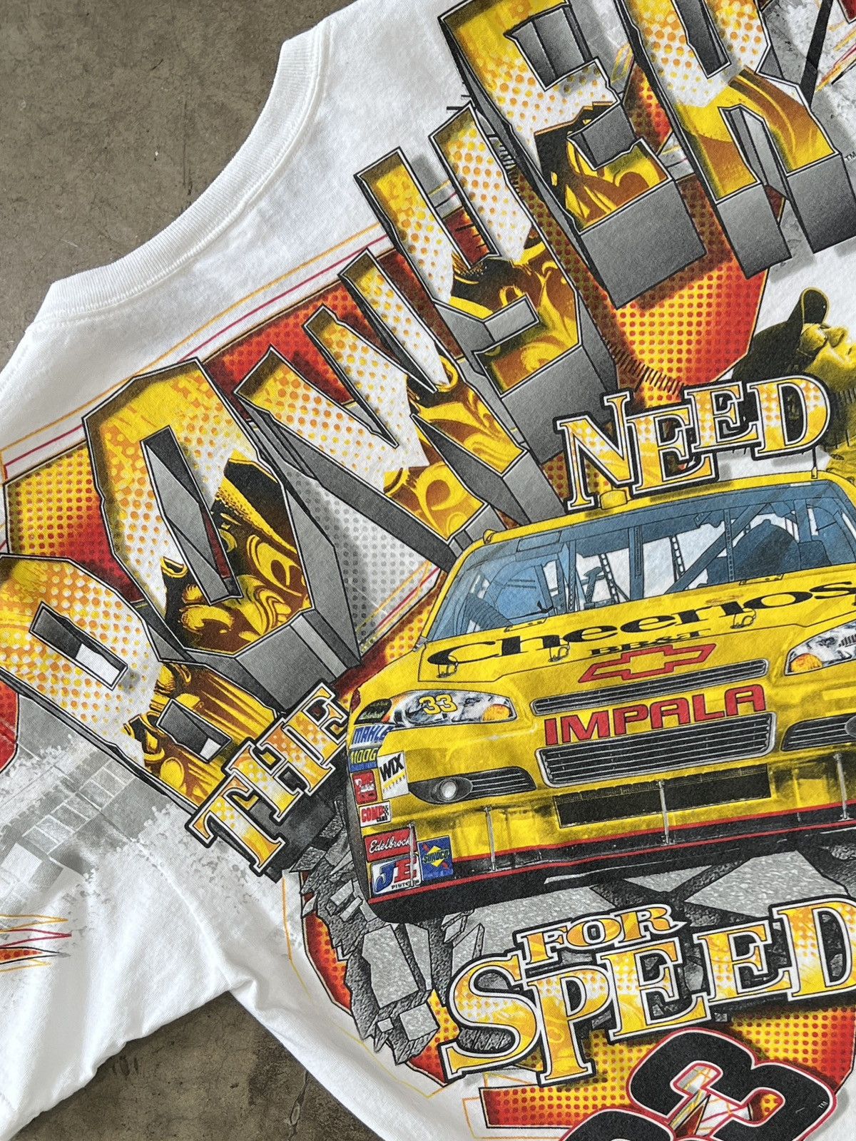 NASCAR Vintage AOP NASCAR Clint Bowyer Feeding The Need Cheerios XL Size US XL / EU 56 / 4 - 4 Thumbnail
