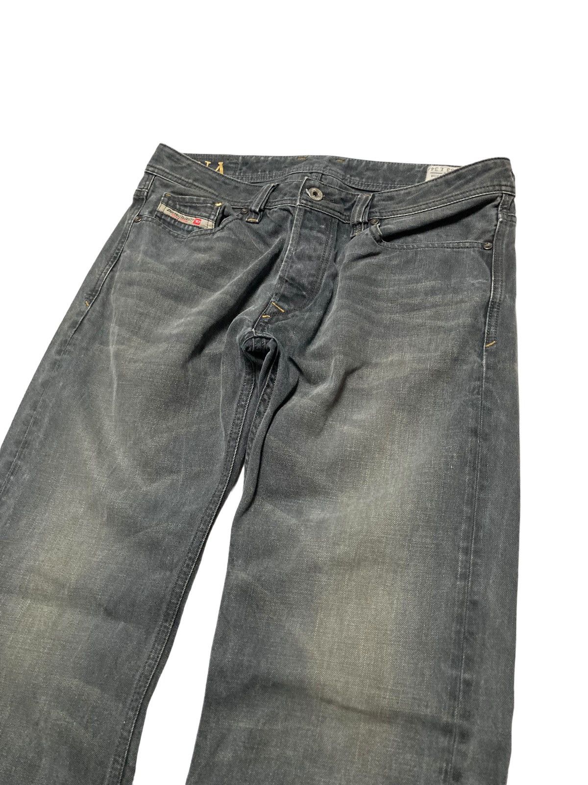 Diesel × Japanese Brand Vintage y2k Diesel Jeans Denim Distressed Faded Washed Size US 33 - 4 Thumbnail