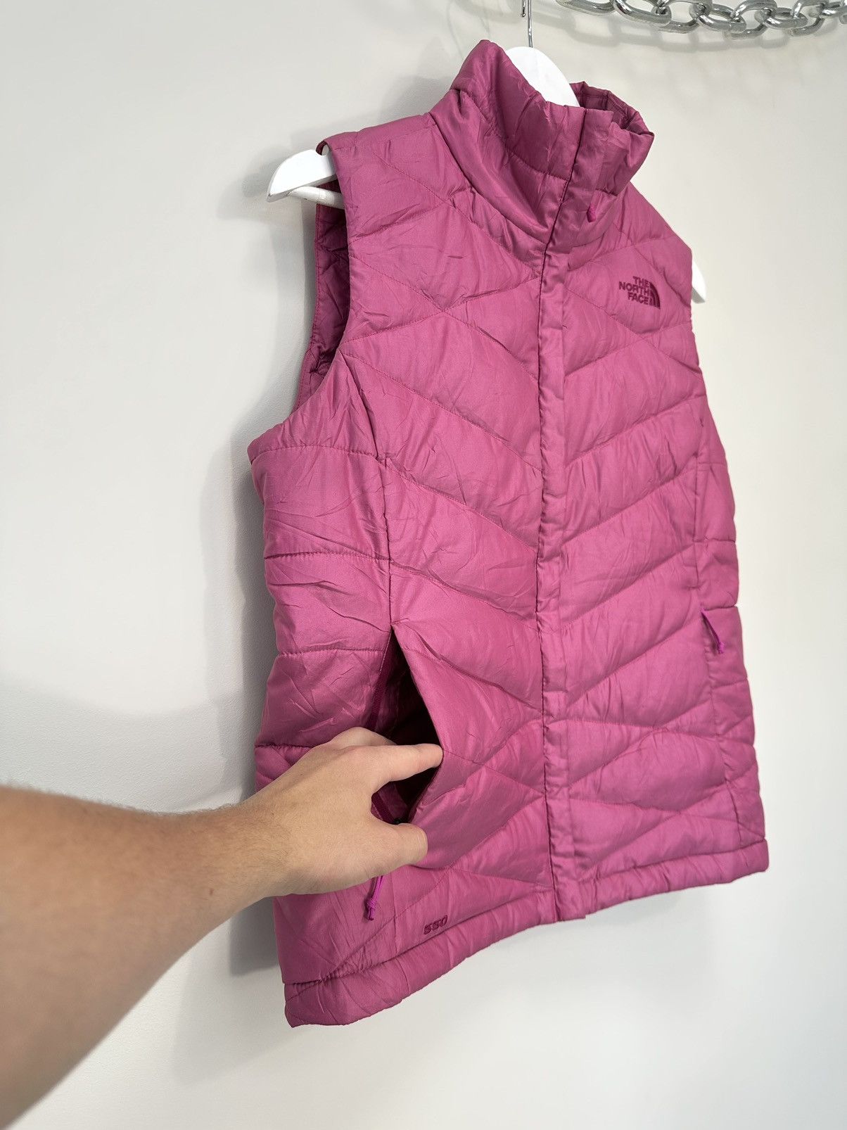 The North Face Vintage The North Face 550 Pink Hype Puffer Down Vest Size M / US 6-8 / IT 42-44 - 6 Thumbnail