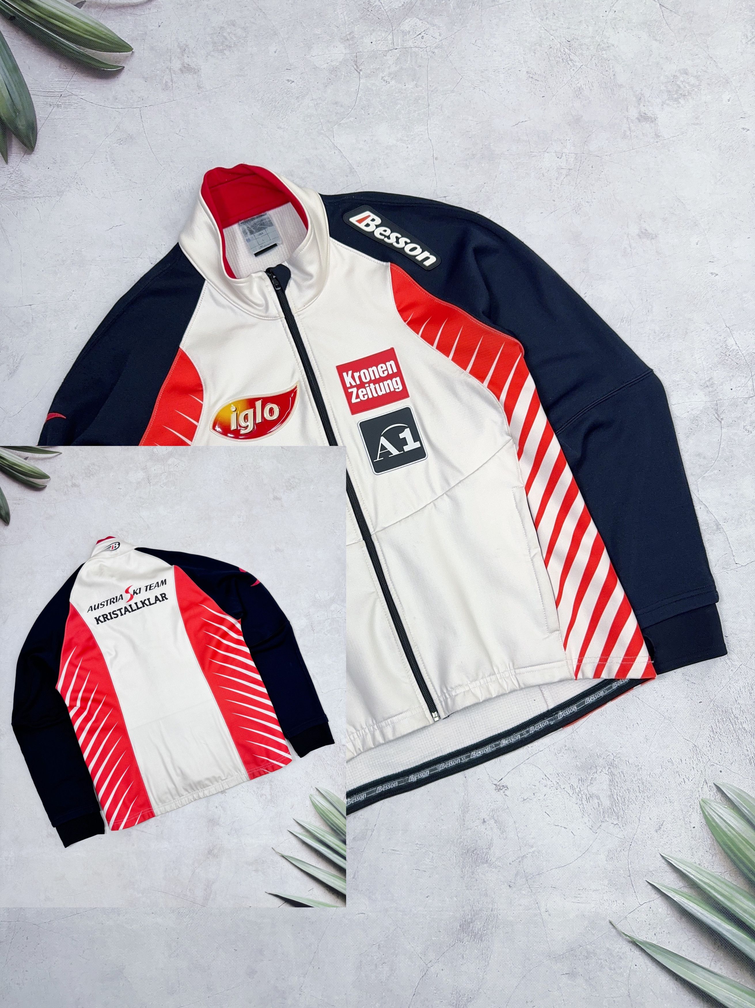 Sports Specialties Austria Ski Team Fleece Jacket A1 Besson IGLO Kronen Zeitung Size US M / EU 48-50 / 2 - 1 Thumbnail