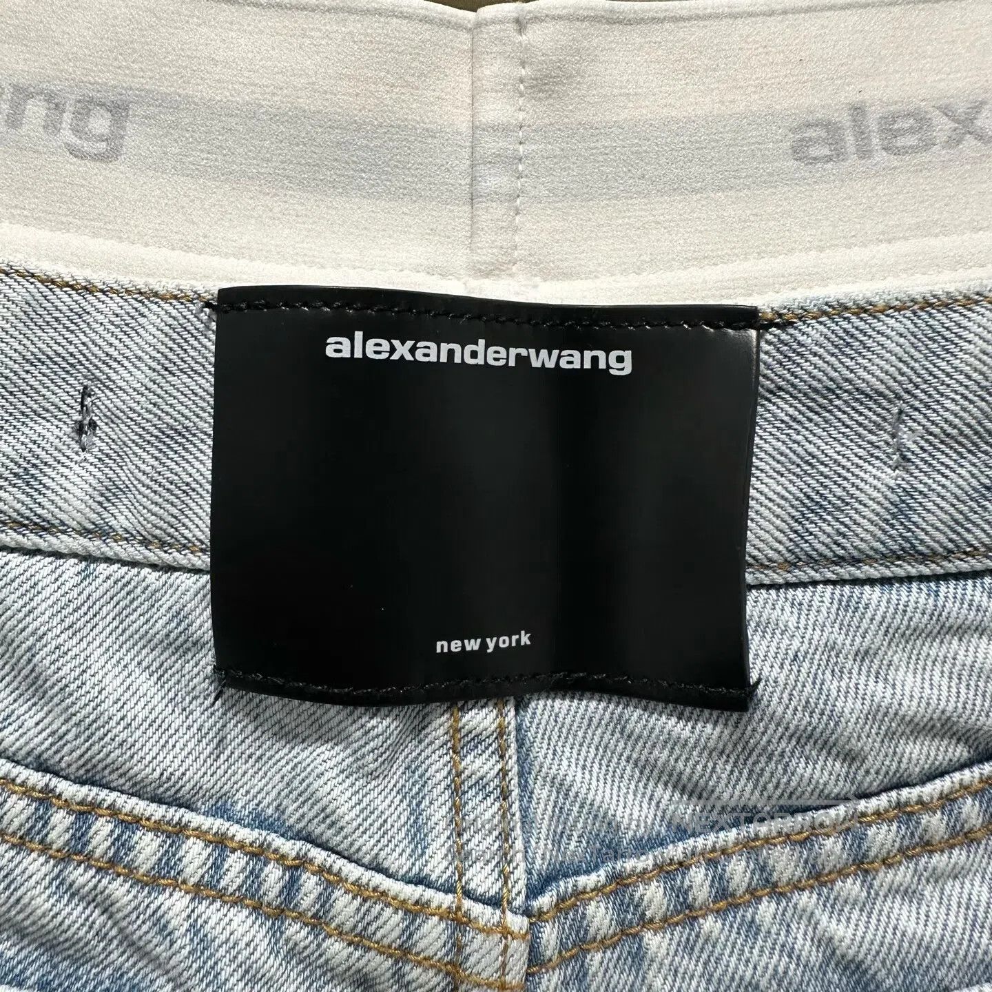 Alexander Wang Alexander Wang Faux Two-Piece Denim Shorts| Size 25" / US 0 / IT 36 - 5 Thumbnail