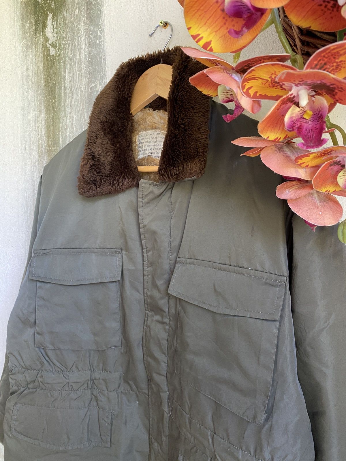 Japanese Brand × Vintage ✨Vintage Europe Sherpa Hoodie Fleece Lining Winter Jacket Size US L / EU 52-54 / 3 - 6 Thumbnail