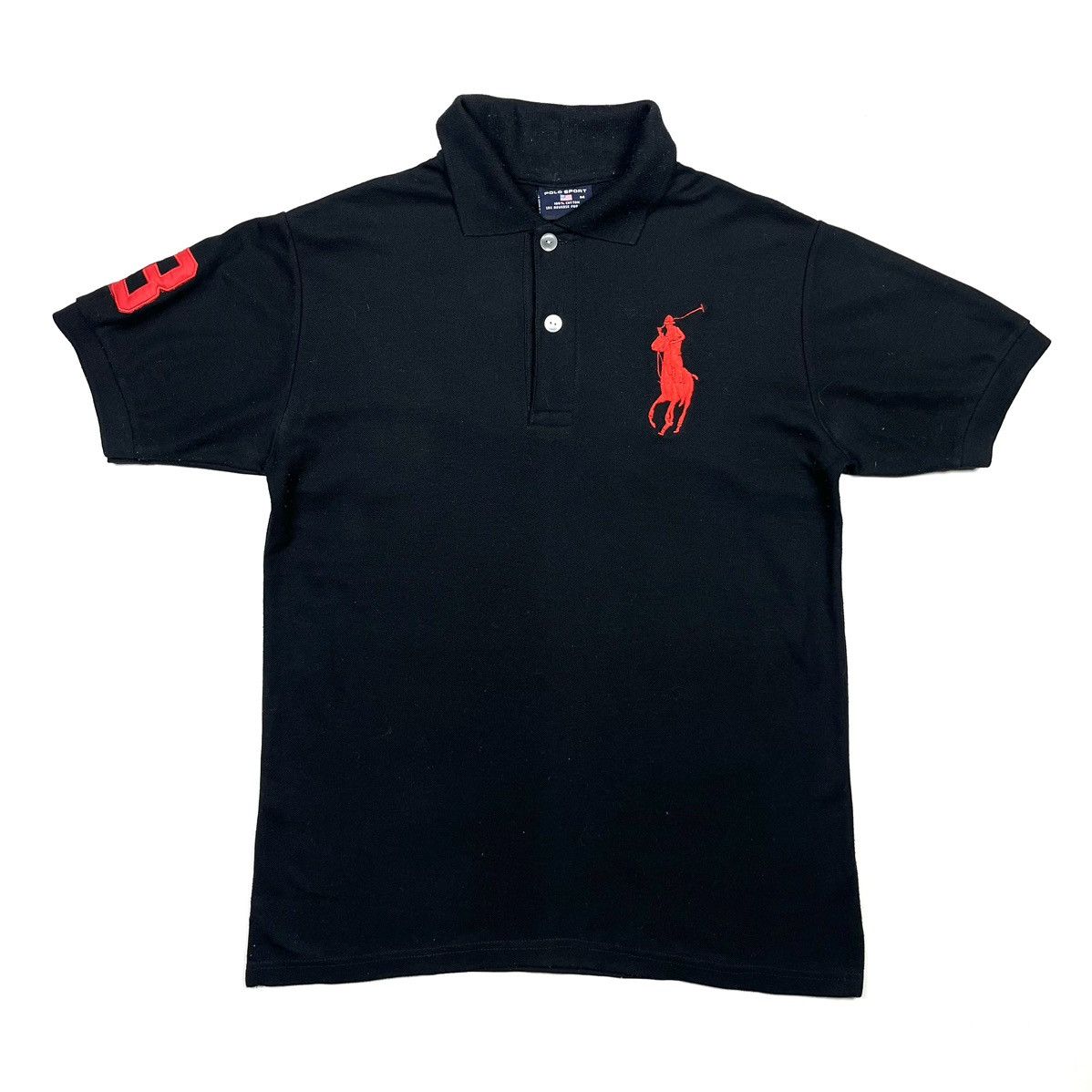 トップス polo Ralph lauren polo shirt y2k black Polo Ralph Lauren × Ralph Lauren × Streetwear Vintage Y2K