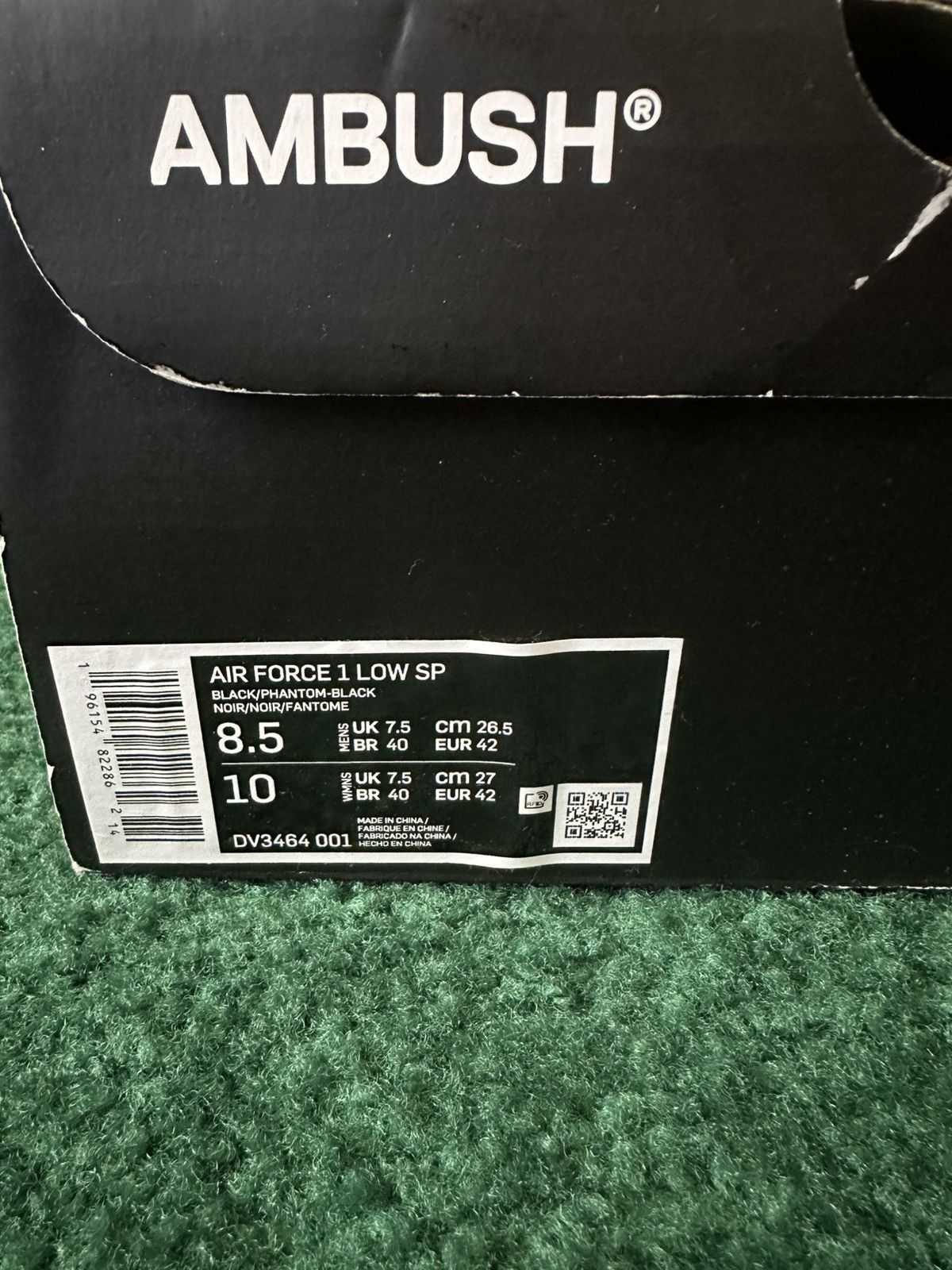 Ambush Design × Nike Nike Air Force 1 Low x AMBUSH - Black/Phantom Size US 8.5 / EU 41-42 - 6 Thumbnail