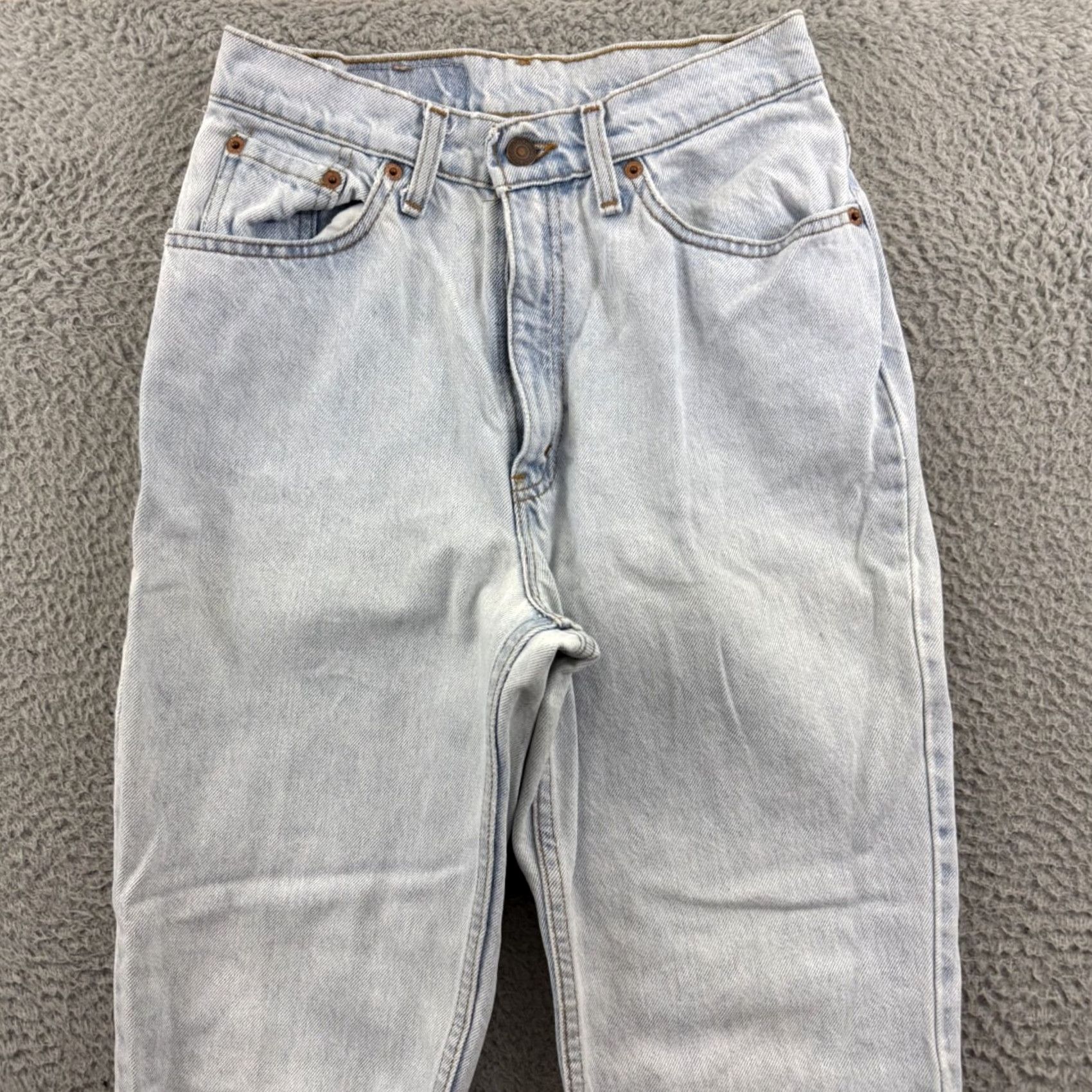 Levi's VINTAGE Levi's 512 Jeans Womens Slim 26x32 Light Wash 90s USA Jeans Size 30" / US 8 / IT 44 - 3 Thumbnail