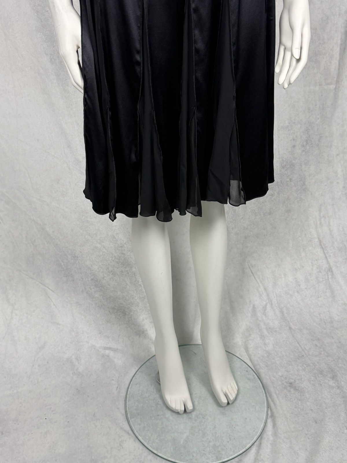 Roberto Cavalli S/S2004 Flared Paneled Silk Fluid Skirt