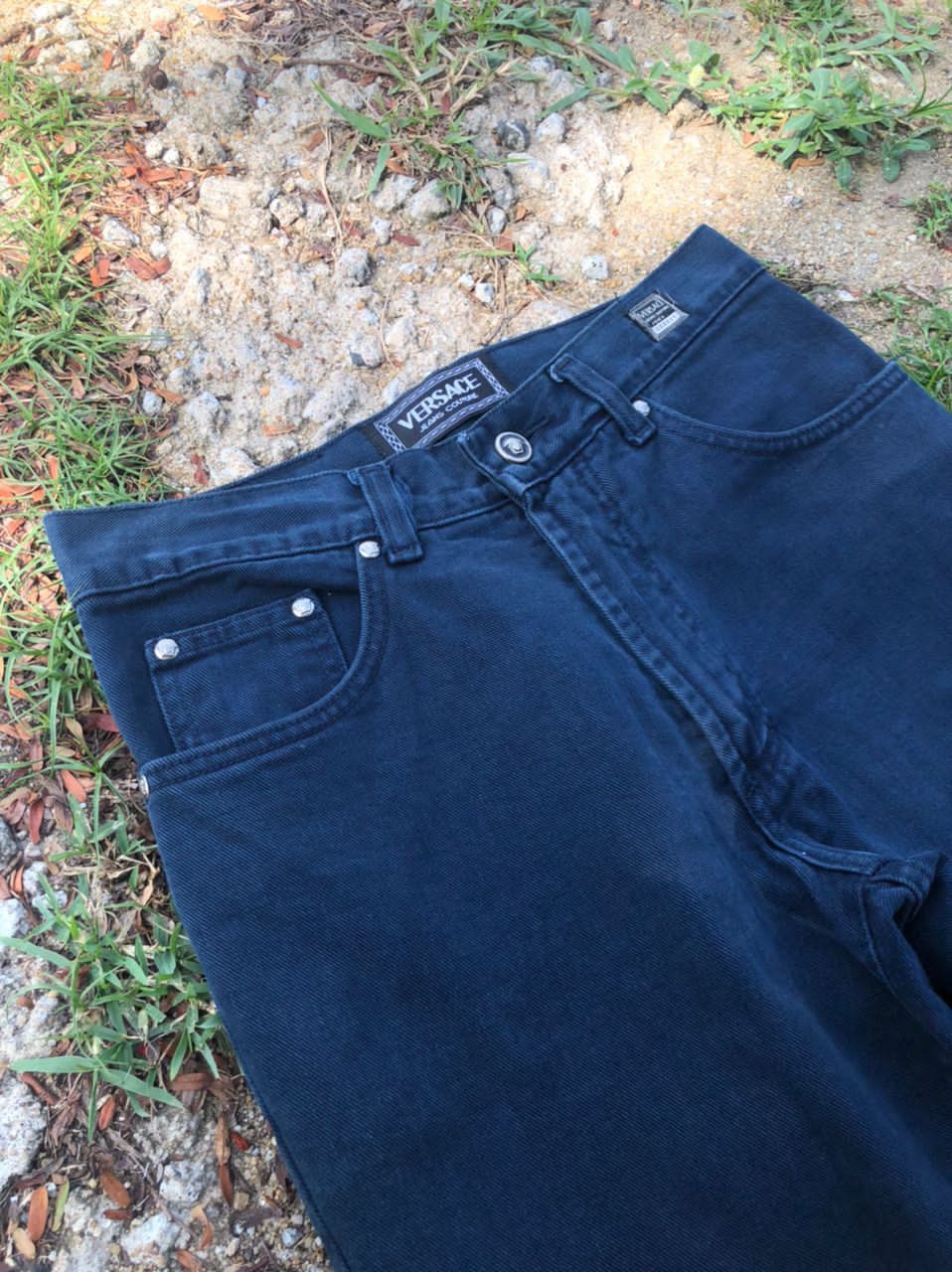 Versace Jeans Couture × Vintage Vintage Versace Jeans Couture Blue Denim Jeans Size US 29 - 9 Thumbnail