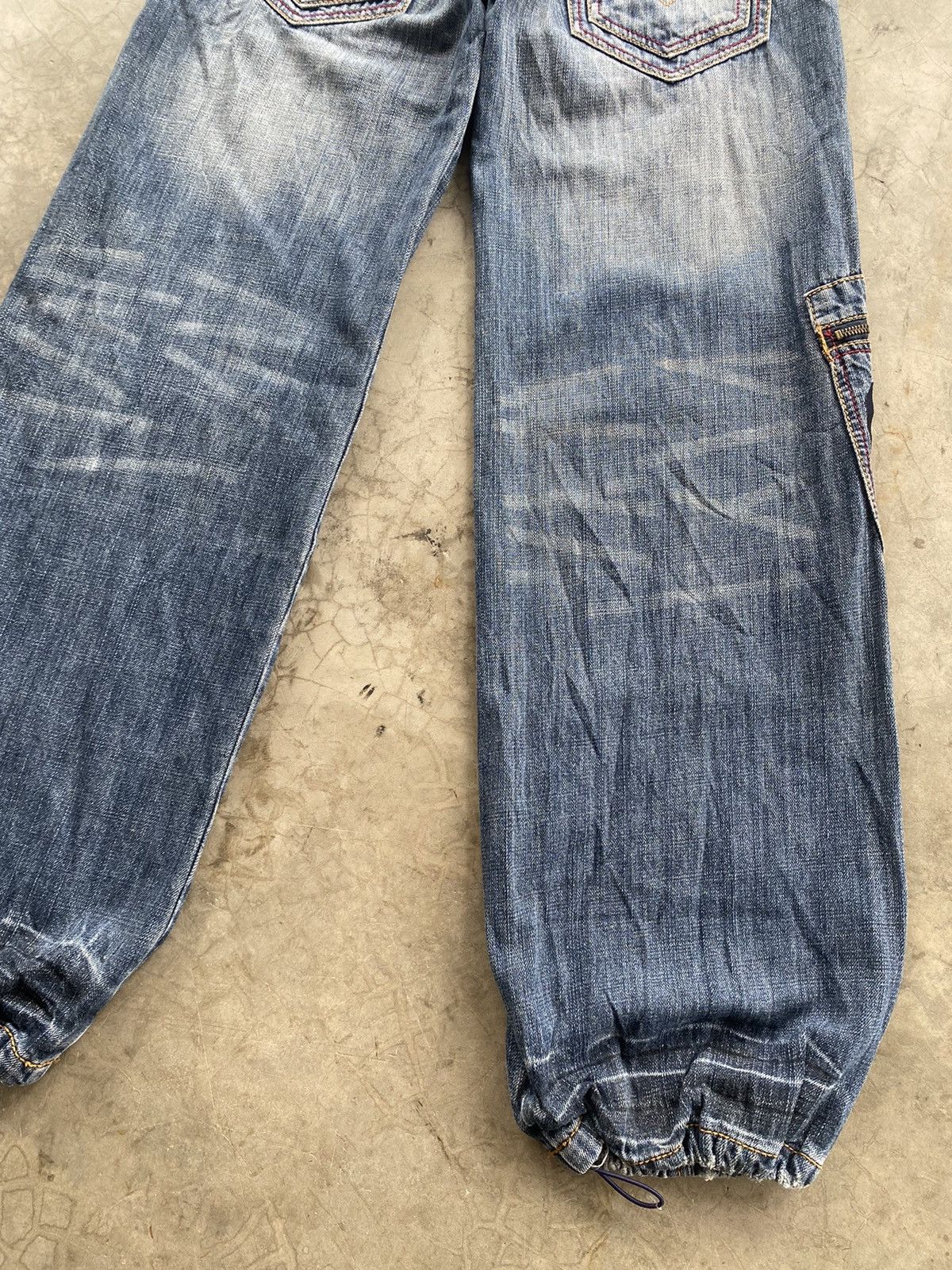 If Six Was Nine × Japanese Brand × Tornado Mart Baggy Jeans Japanese LB-03 Low Rise Ballon Style Size US 31 - 11 Thumbnail