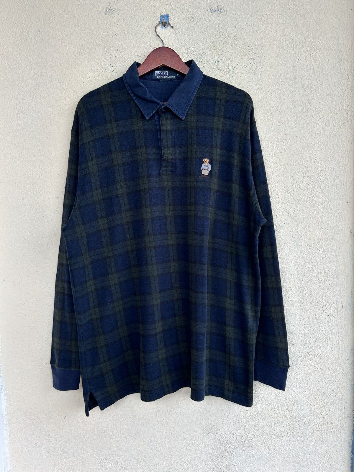 Polo Ralph Lauren × Ralph Lauren × Vintage Polo by Ralph Lauren Polo Bear LS Tshirt Size US M / EU 48-50 / 2 - 1 Thumbnail
