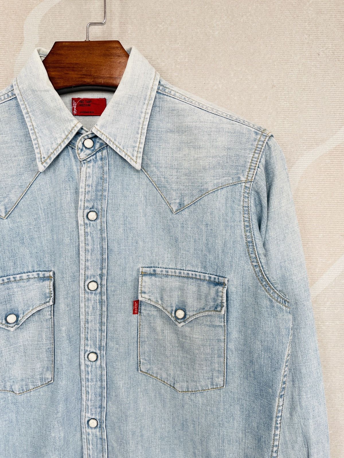 Levi's Vintage Levis Button Up Shirt (P64) Size US M / EU 48-50 / 2 - 4 Thumbnail