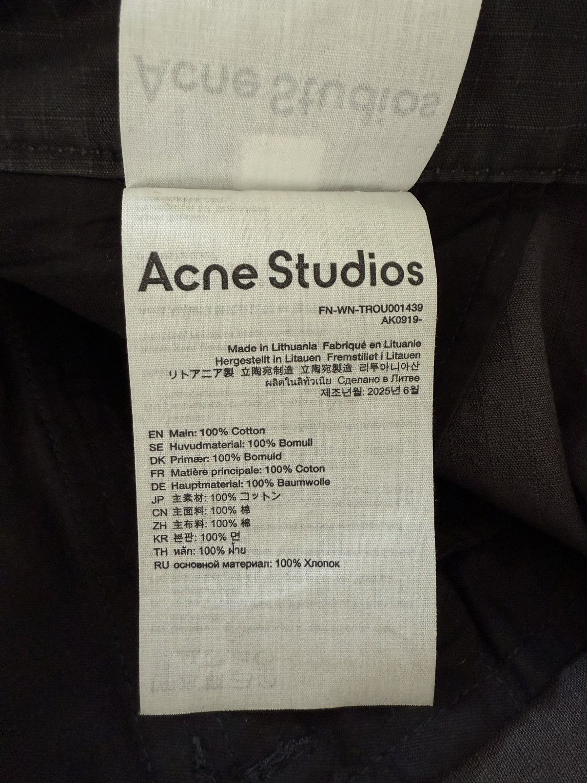 Acne Studios Acne Studios Cargo Pants Size 25" / US 0 / IT 36 - 12 Thumbnail