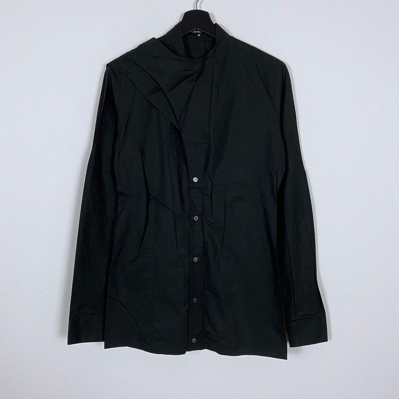Raf Simons RAF SIMONS AW2008-2009 SCARF COLLAR SHIRT Size US M / EU 48-50 / 2 - 4 Thumbnail