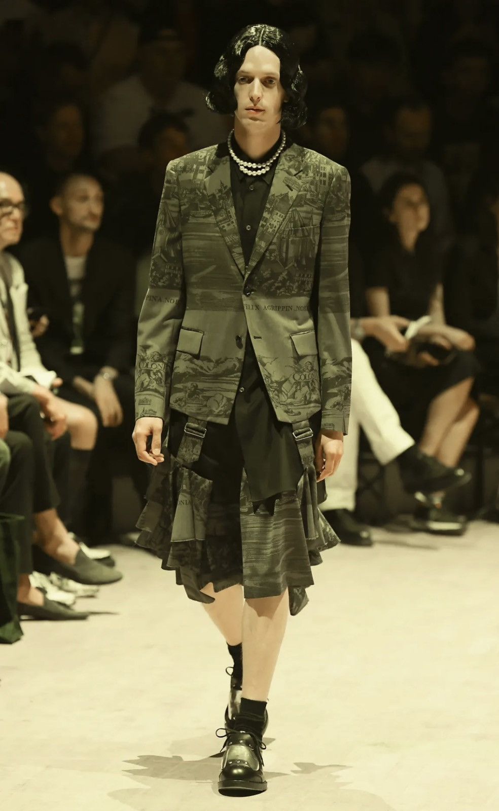 Comme des Garcons Comme des Garcons Homme Plus S/S’20 Printed Long Jacket Size US L / EU 52-54 / 3 - 1 Thumbnail
