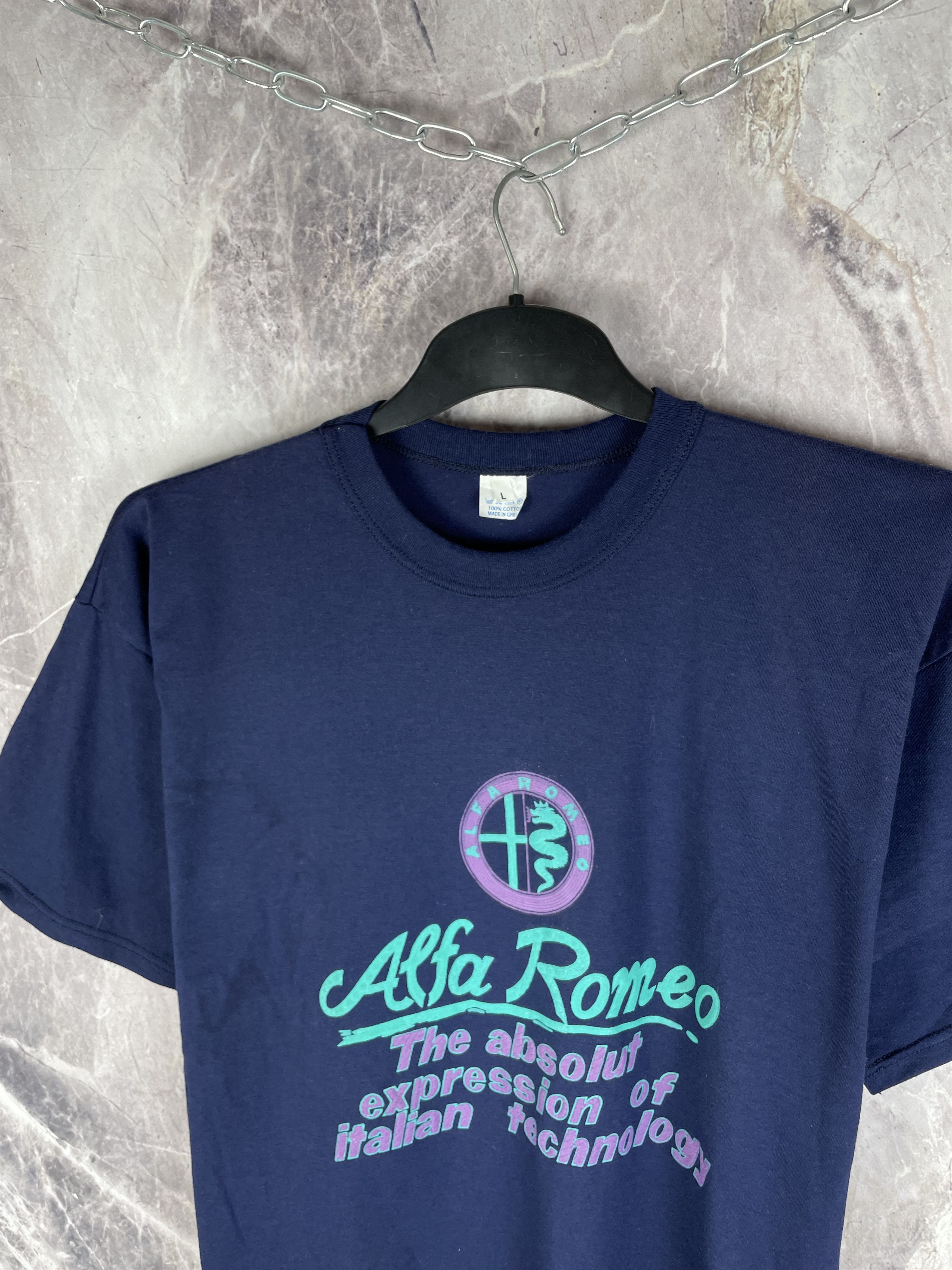 Vintage Vintage Alfa Romeo Racing Tee Size US L / EU 52-54 / 3 - 3 Thumbnail