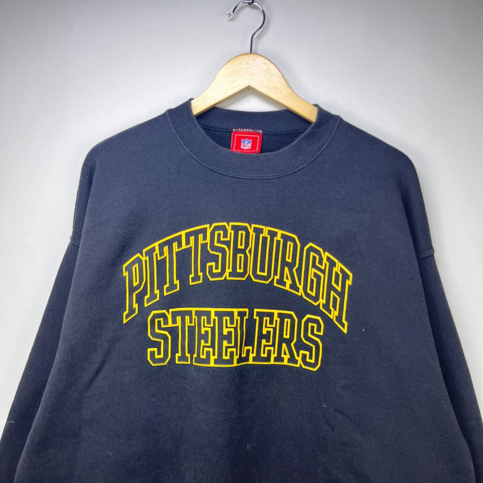 Other Vintage 90s Pittsburgh Steelers NFL Sweatshirt XL Size ONE SIZE - 2 Thumbnail