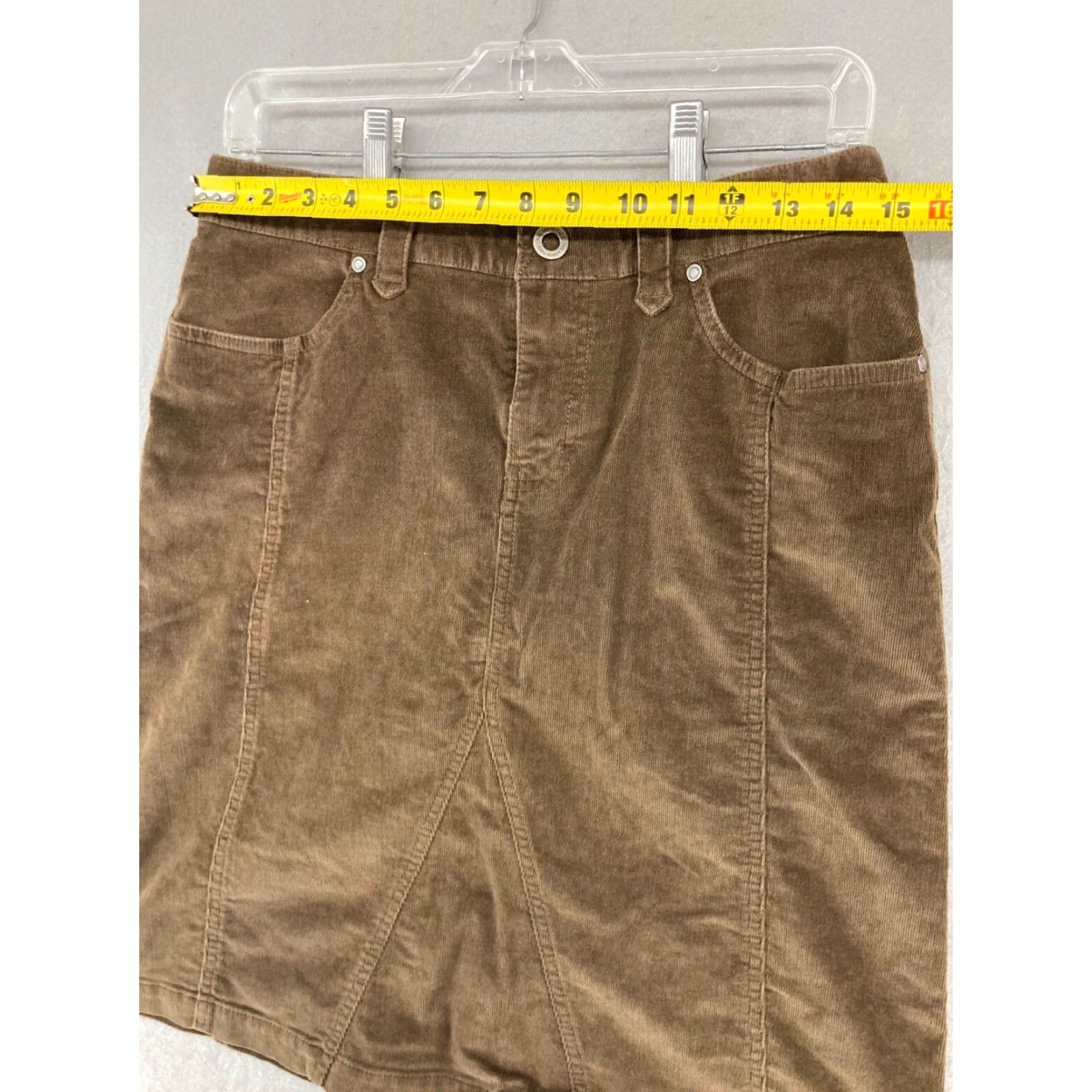 The North Face The North Face Women's Skirt 6 Brown Corduroy Casual Stretch Knee-Length - Logo, Zipper, Mid Rise, Solid - Outdoor Apparel Size 28" / US 6 / IT 42 - 2 Thumbnail