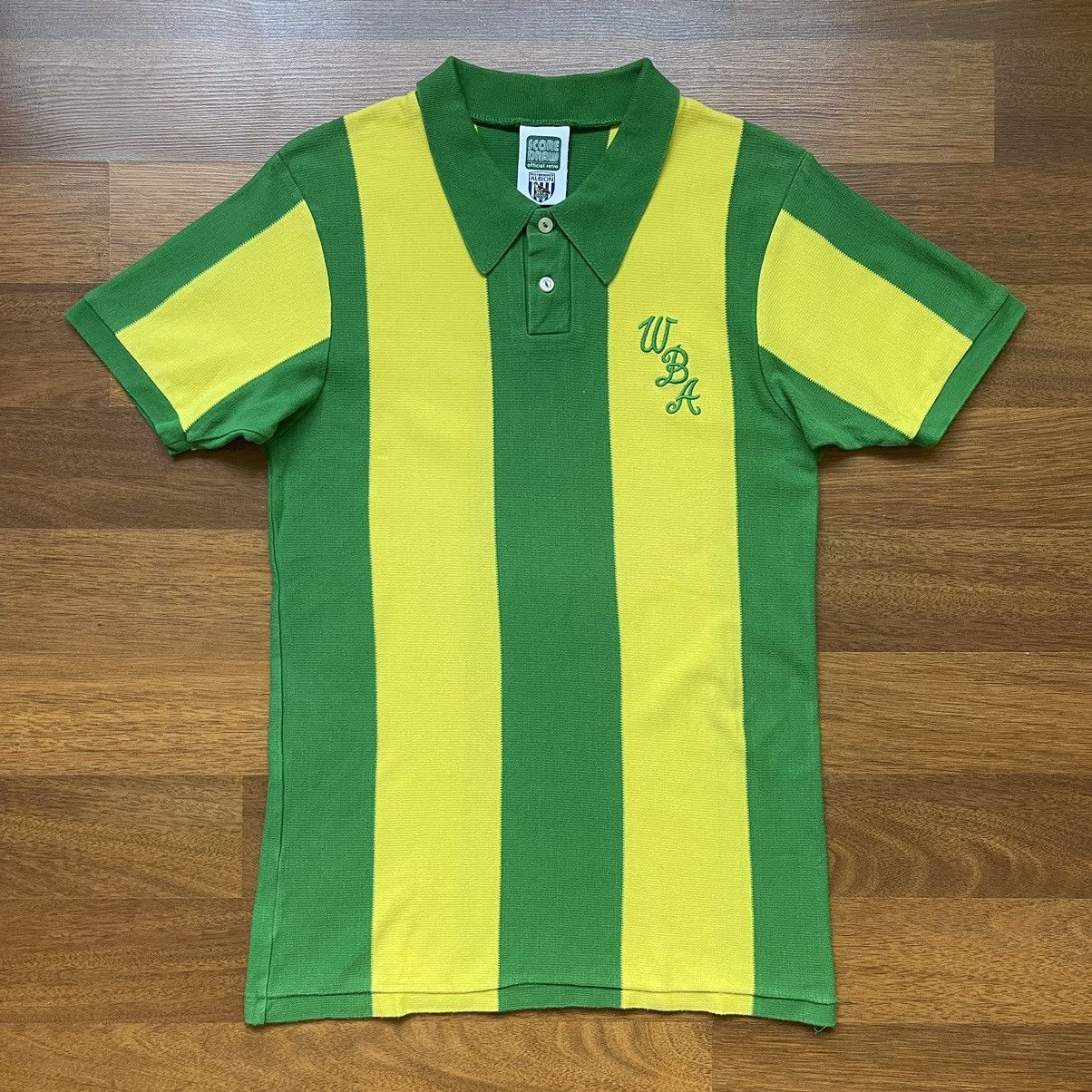 Vintage WEST BROMWICH ALBION SCORE DRAW VINTAGE JERSEY Size US S / EU 44-46 / 1 - 1 Thumbnail
