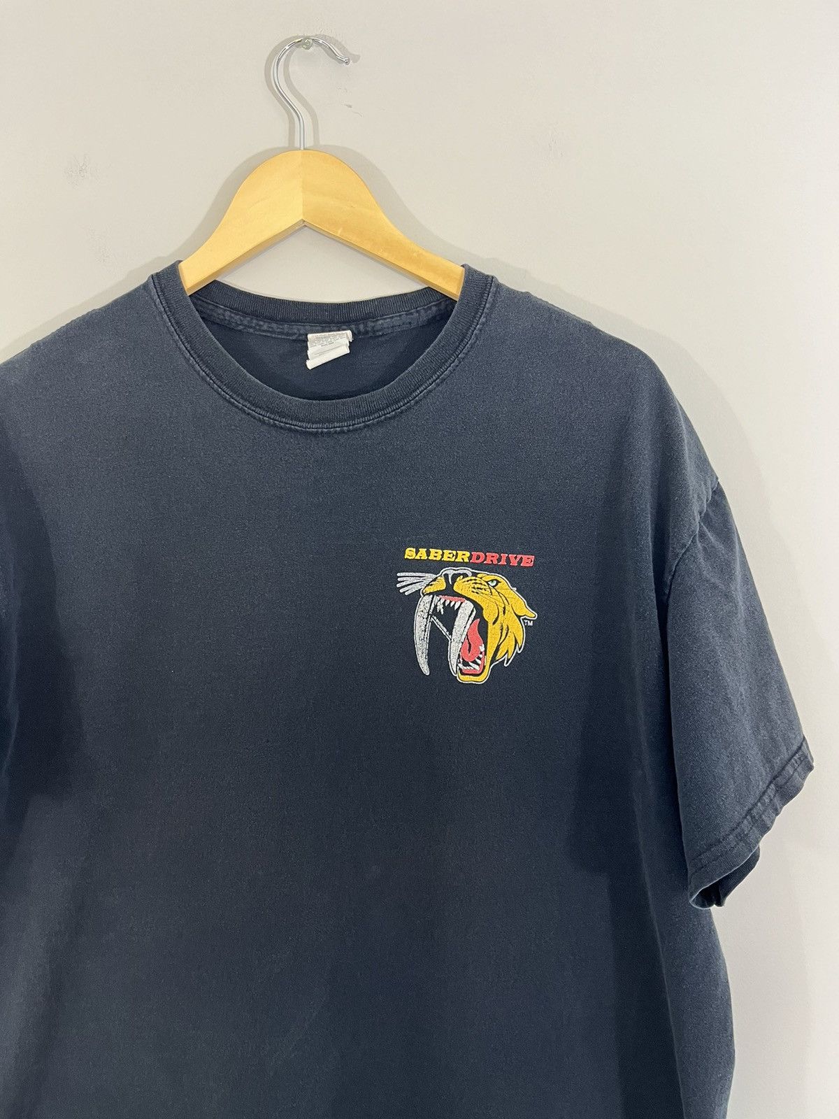 Vintage Sex Joke Sun Faded Black Tee Size US XL / EU 56 / 4 - 4 Thumbnail