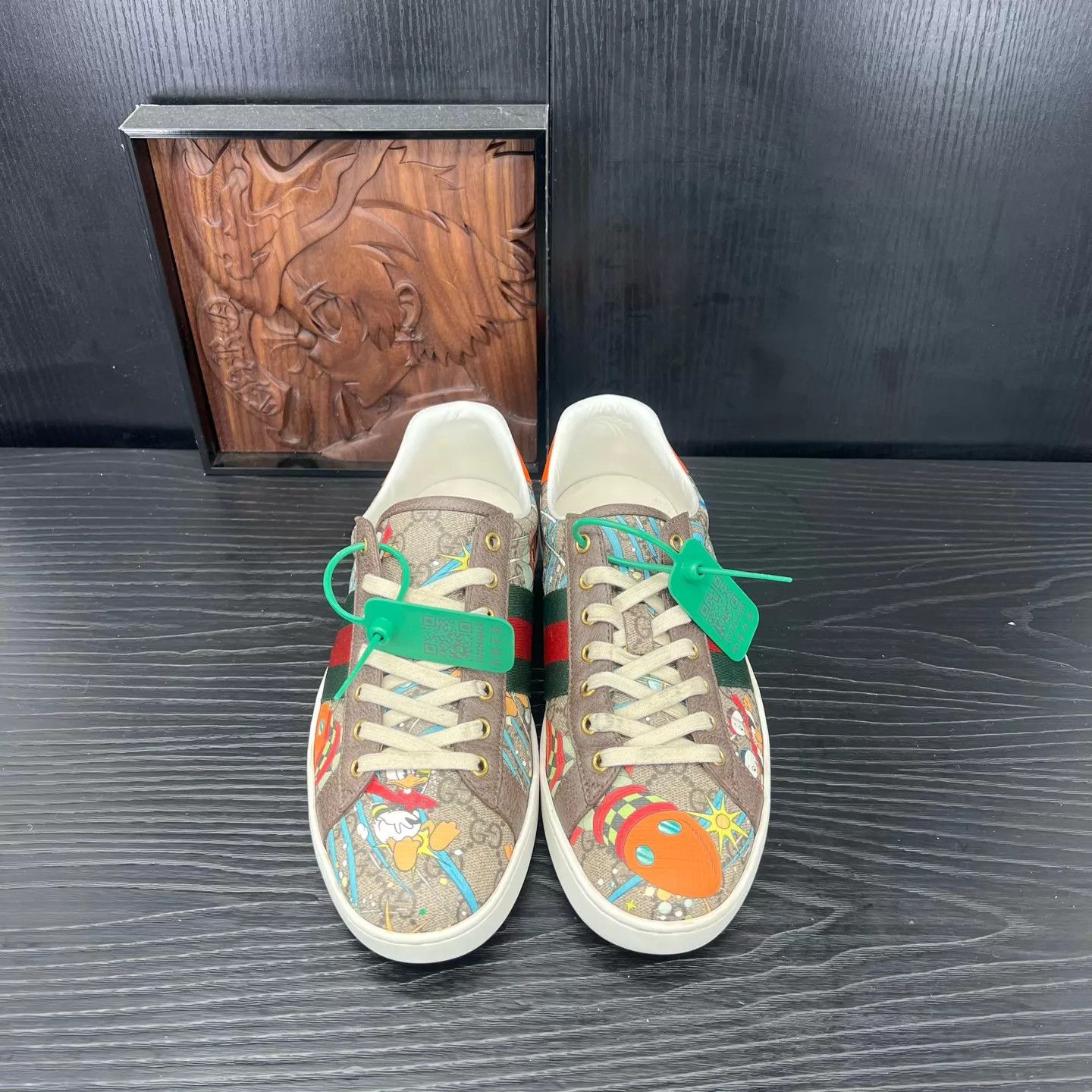 Gucci Gucci Ace x Disney Brown Sneaker 42.5 (US8.5) Size US 9.5 / EU 42-43 - 4 Thumbnail