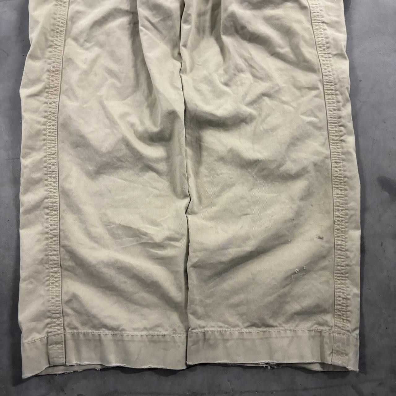 Vintage Crazy Vintage Y2K/2000s Light Cream Streetwear Skater Cargo Pants! 32x30 Size US 32 / EU 48 - 6 Thumbnail