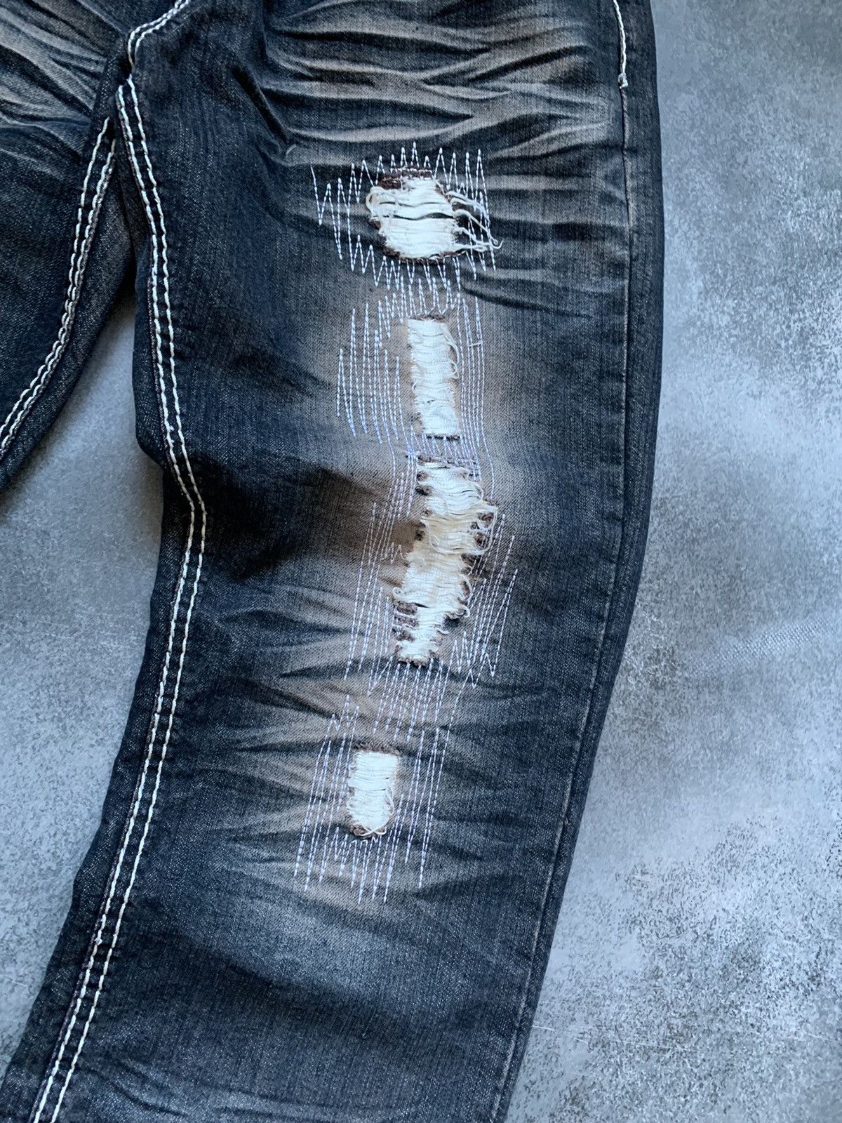 Hysteric Glamour × If Six Was Nine × Japanese Brand 💥 HYSTERIC GLAMOUR BALENCIAGA STYLE BAGGY JAPANESE JEANS Size US 34 / EU 50 - 8 Thumbnail