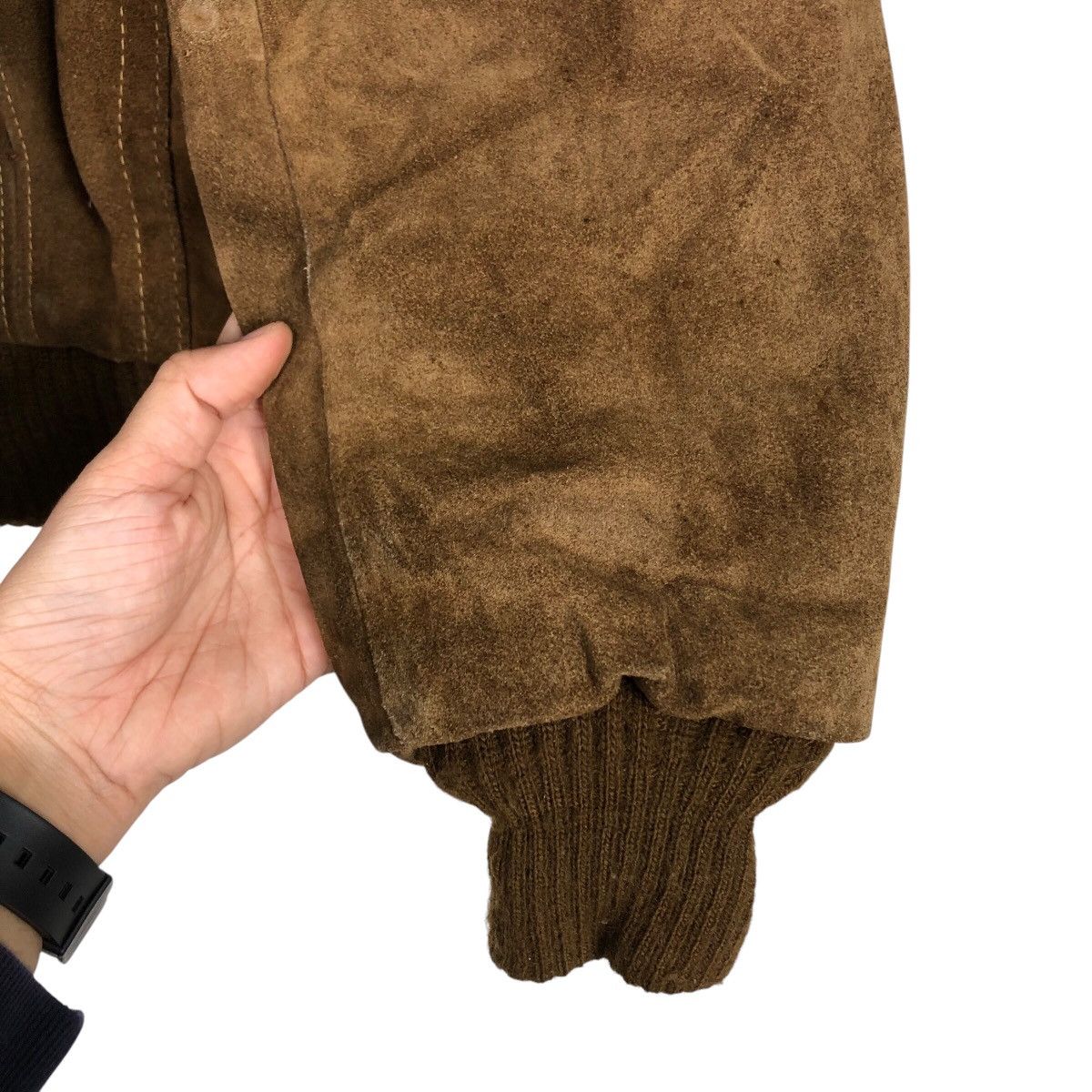 Japanese Brand 📌Vintage Genuine Leather Jacket Suede Cow Hide Issey Miyake Size US M / EU 48-50 / 2 - 17 Thumbnail