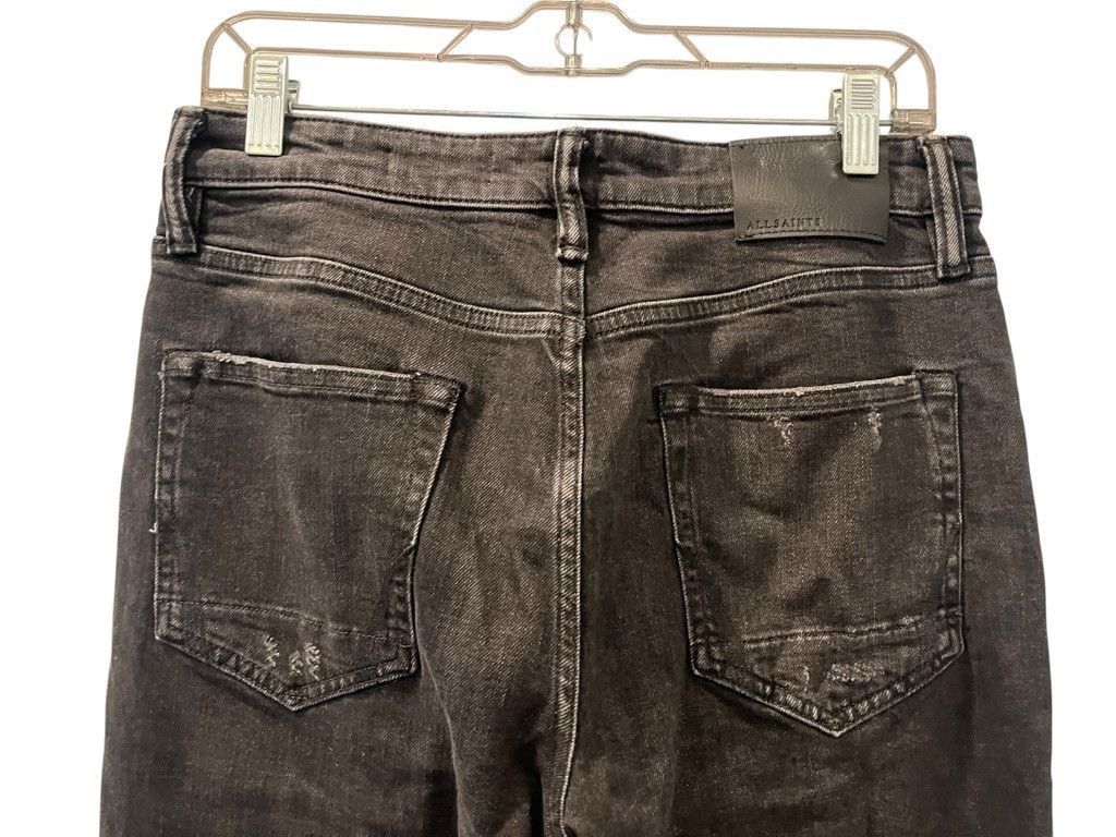 Allsaints AllSaints Rex Button Fly Black Jeans Men's Size 30x29 Size US 30 / EU 46 - 10 Thumbnail