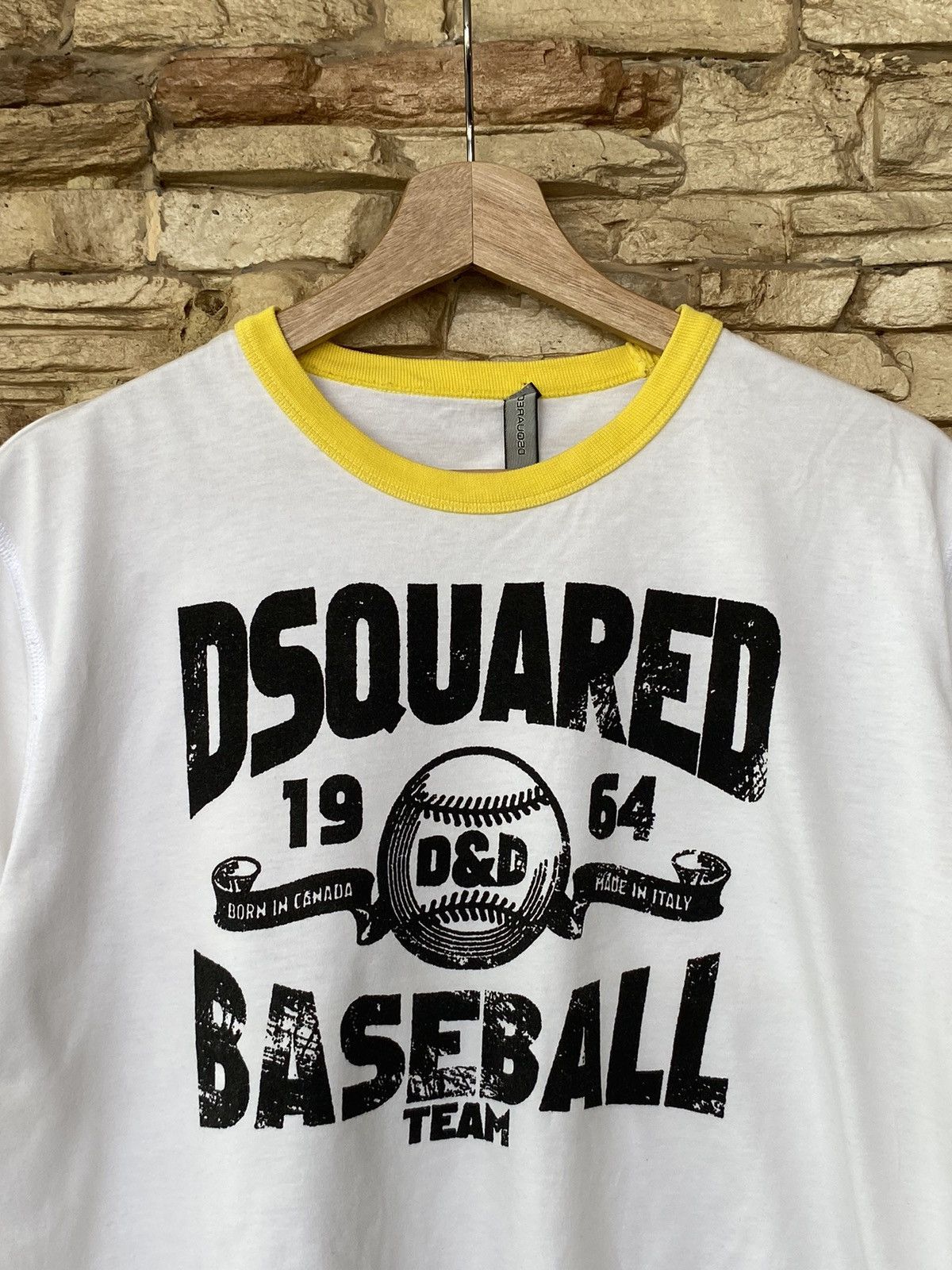 Dsquared2 Rare Vintage Dsquared2 Ringer Tees Size US XXL / EU 58 / 5 - 4 Thumbnail
