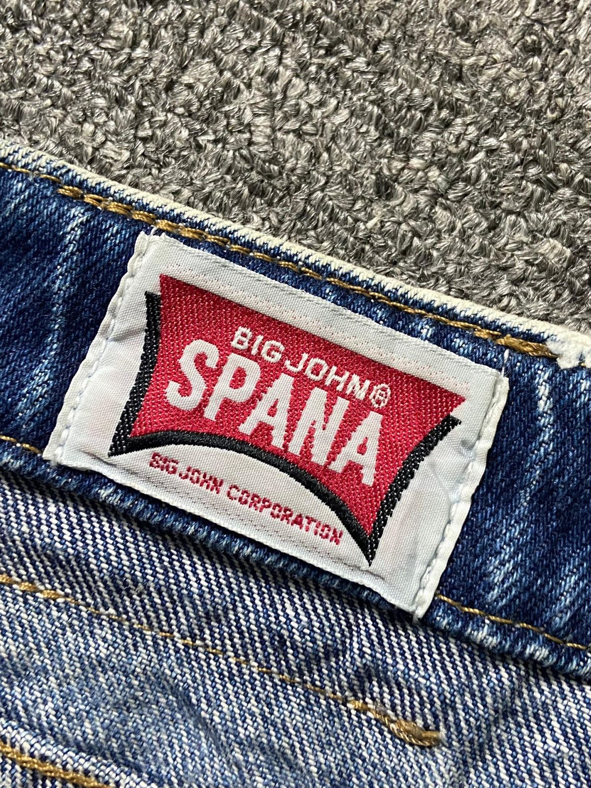 Big John × Japanese Brand × Vintage Vintage Big John x SPANA Regular Fit Denim Jeans (132) Size US 32 / EU 48 - 6 Thumbnail