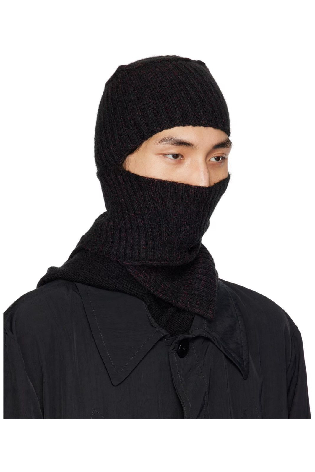 Maison Margiela !DS! AW23 Maison Margiela Exposed Seam Rolling Balaclava Size ONE SIZE - 4 Thumbnail