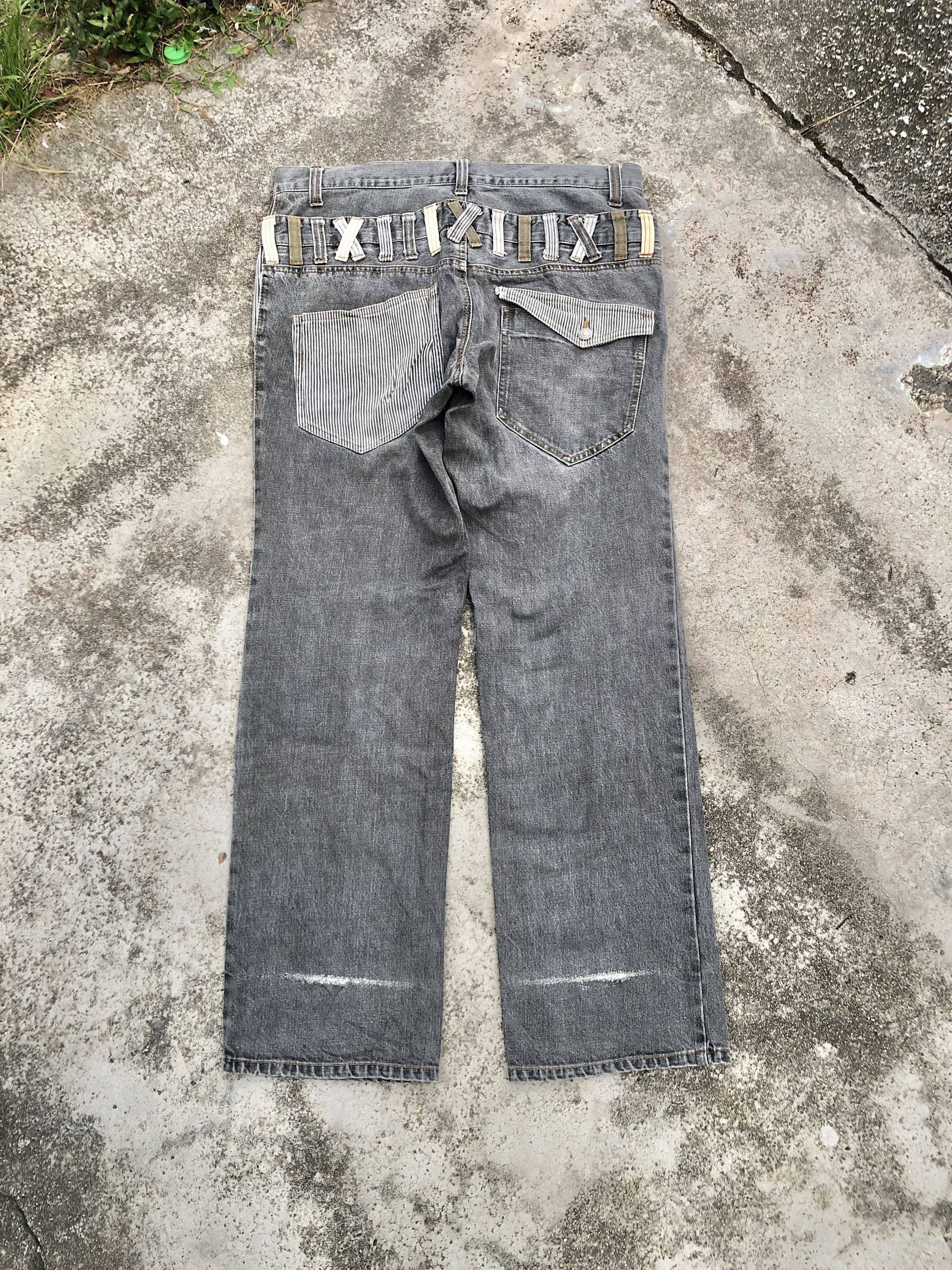 Japanese Brand AMORE PURO DOUBLE WAIST DENIM Size US 35 - 7 Thumbnail